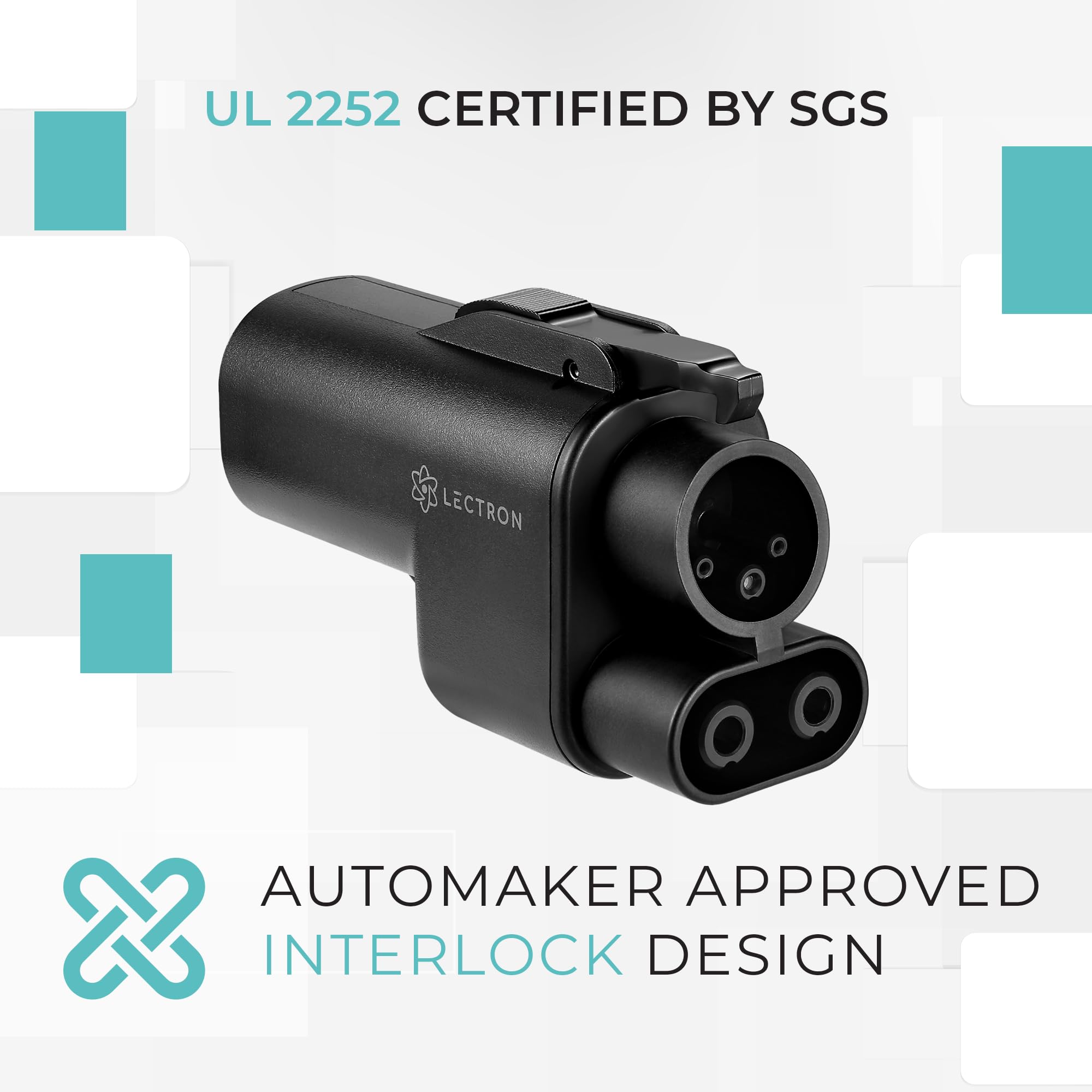 Lectron NACS to CCS Electric Vehicle Adapter with Interlock - Compatible with - Lectron Official Product View 4