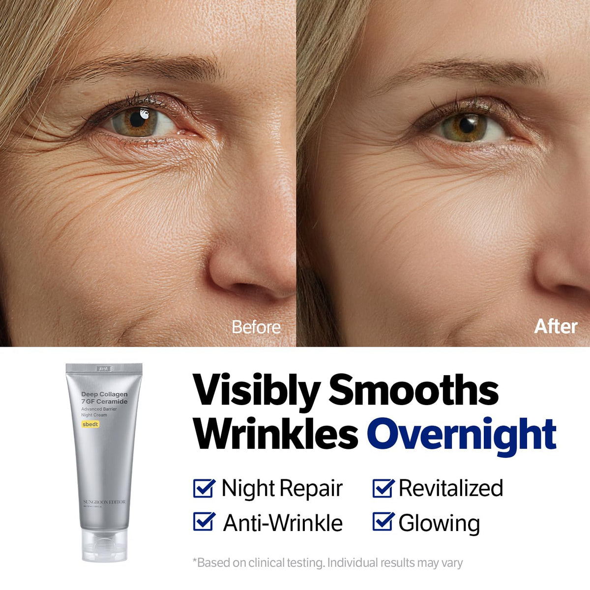 SUNGBOON EDITOR Deep Collagen 7GF Night Cream for Face Neck - SUNGBOON EDITOR Official Imagery - 3