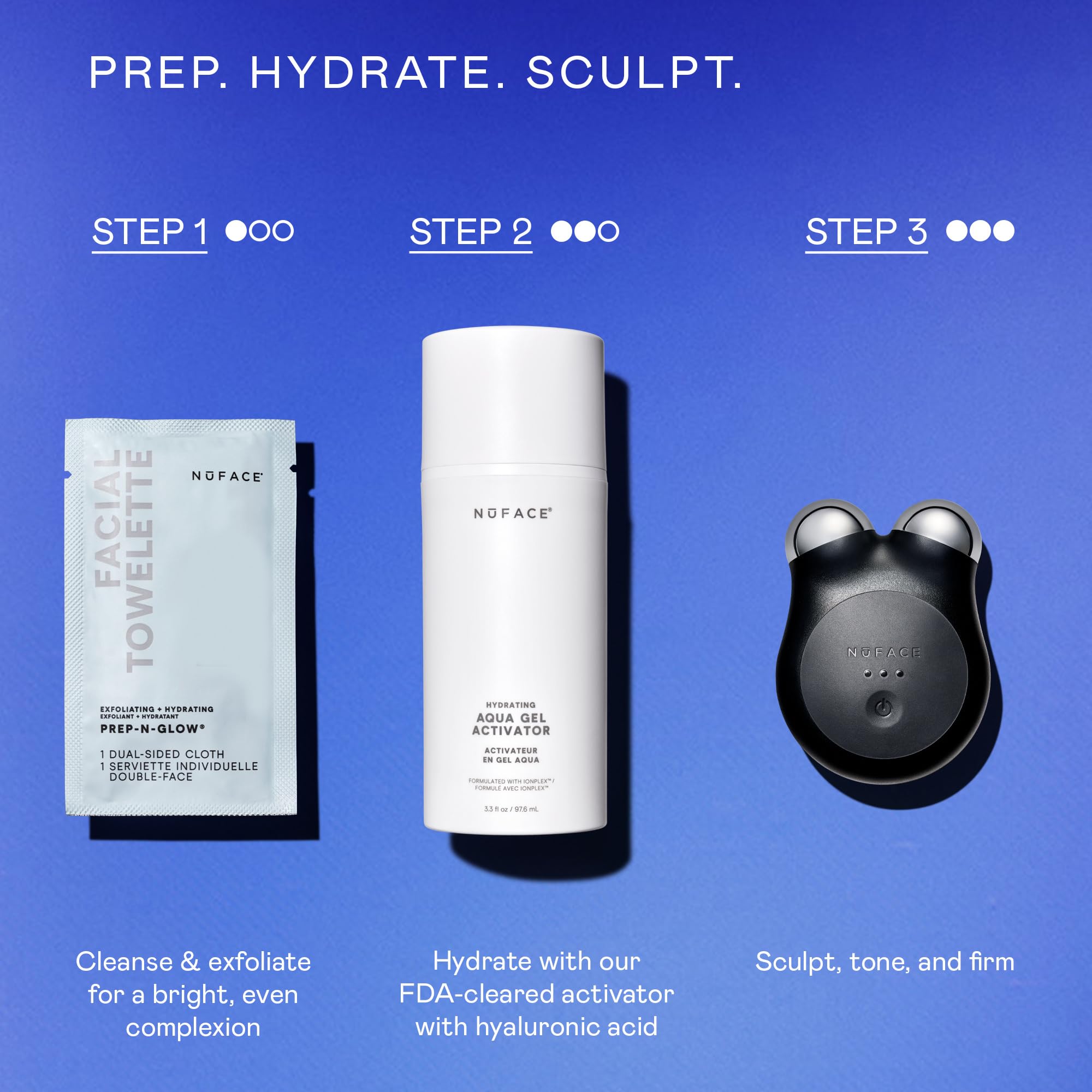 NuFACE Prep N Glow Facial Towelettes - NuFACE Official Product Imagery - 5