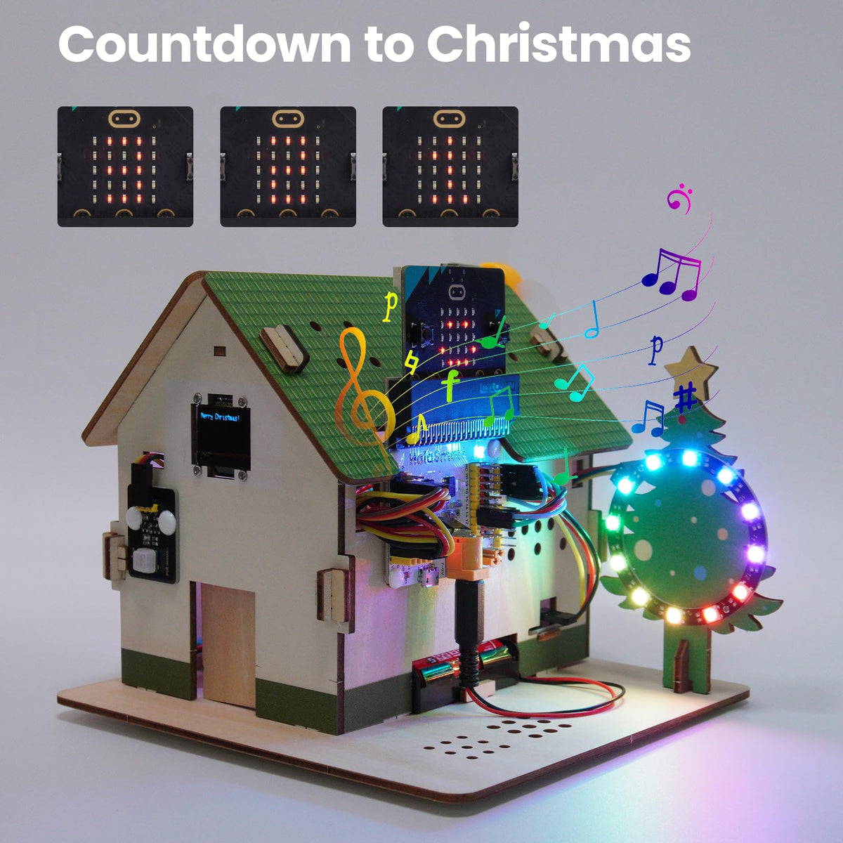 microbit Smart Home Kit for microbit v1 and v2 STEM - HOLASMART Official Imagery - 6
