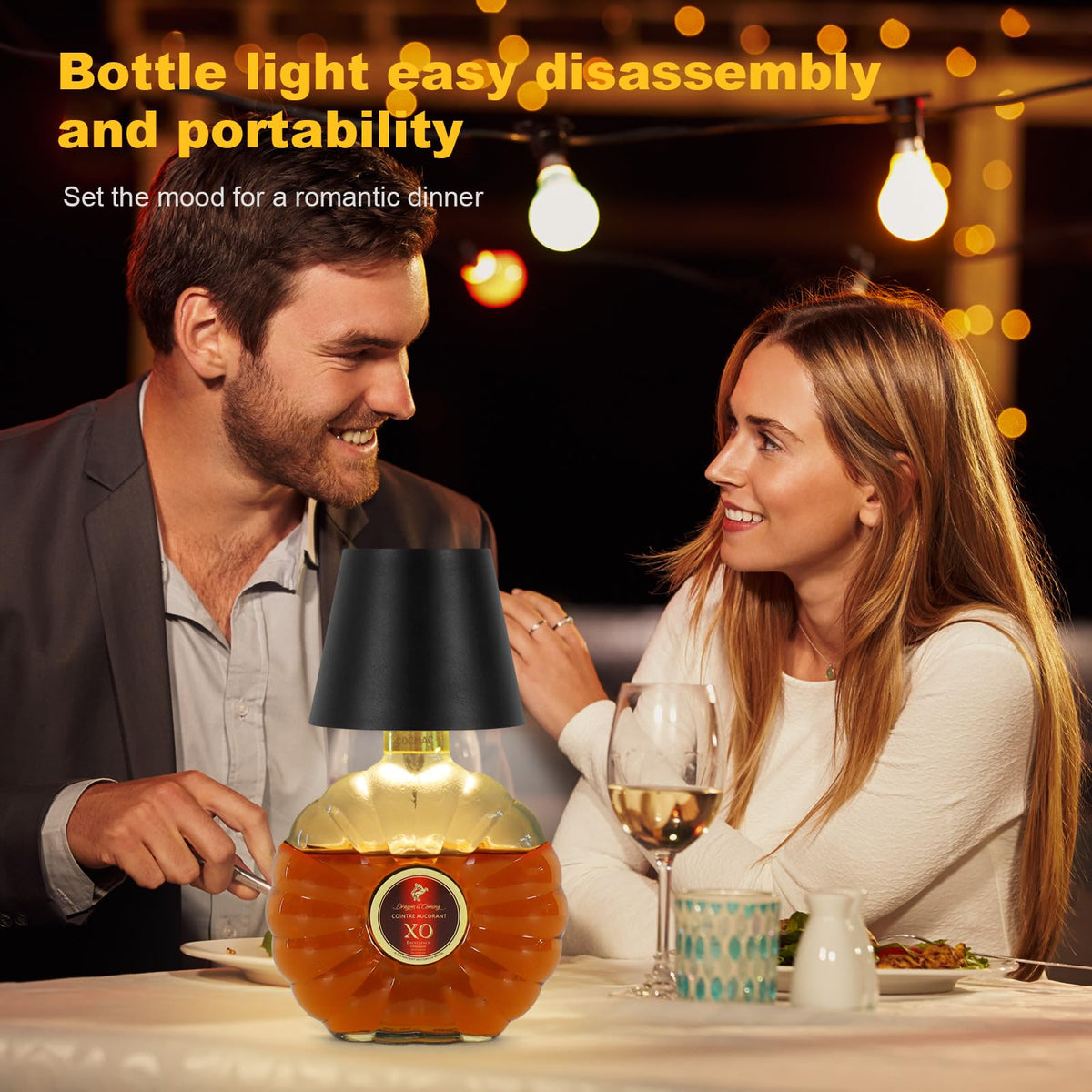 2 Pack Wine Bottle Lamps 2026 New 3 Color Rechargeable - Mebaraul Official Imagery - 6