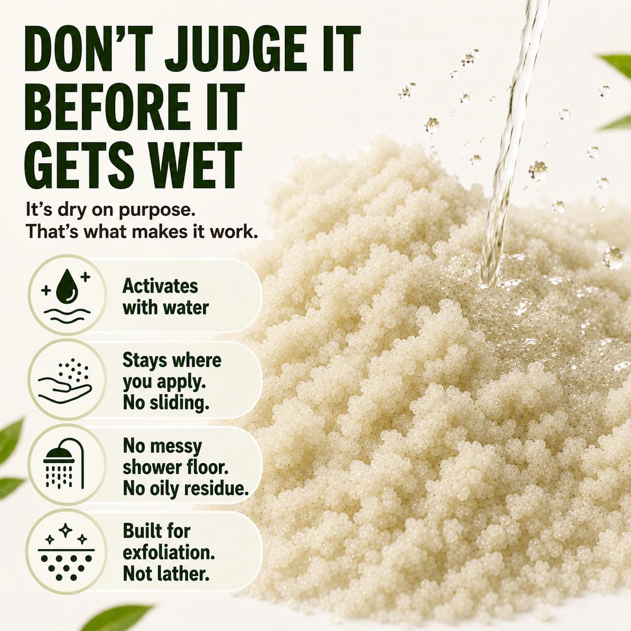 Vivo Per Lei Tea Tree Body Scrub - Extra Large Size 19 - Vivo Per Lei Official Product View 3