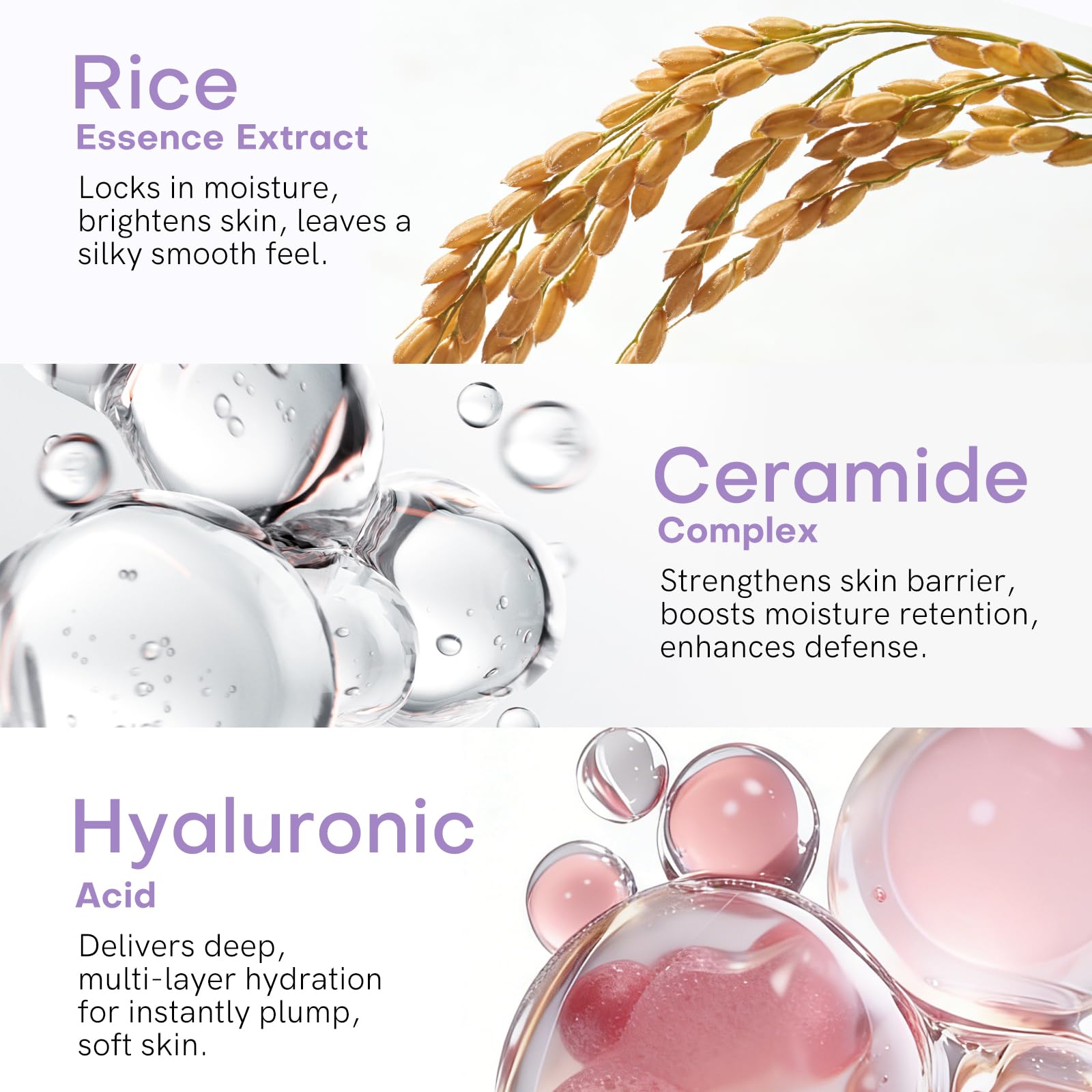 bayfree Dewy Skin Care Set, Travel Size Skincare Kit with 3-Step - bayfree