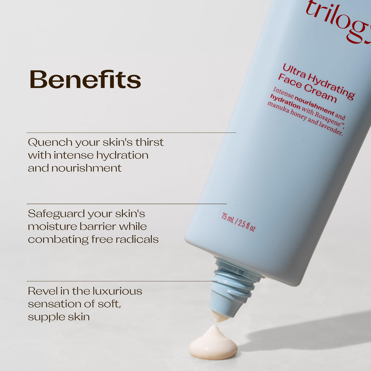 Trilogy Ultra Hydrating Face Cream for Dry Skin 2 5 Fl Oz - Trilogy Official Imagery - 4
