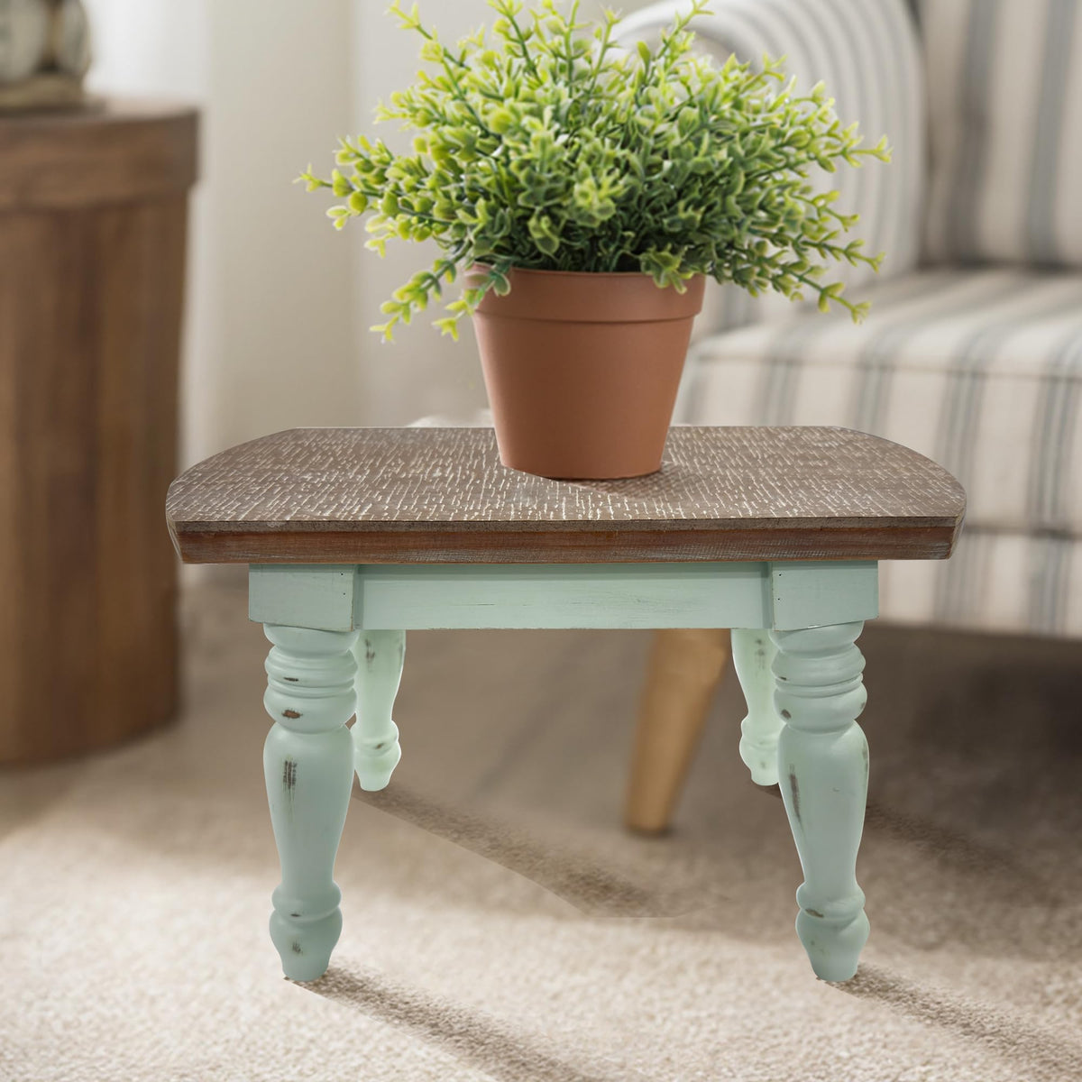 Farmhouse Wooden Plant Stand - dwellington Official Imagery - 7