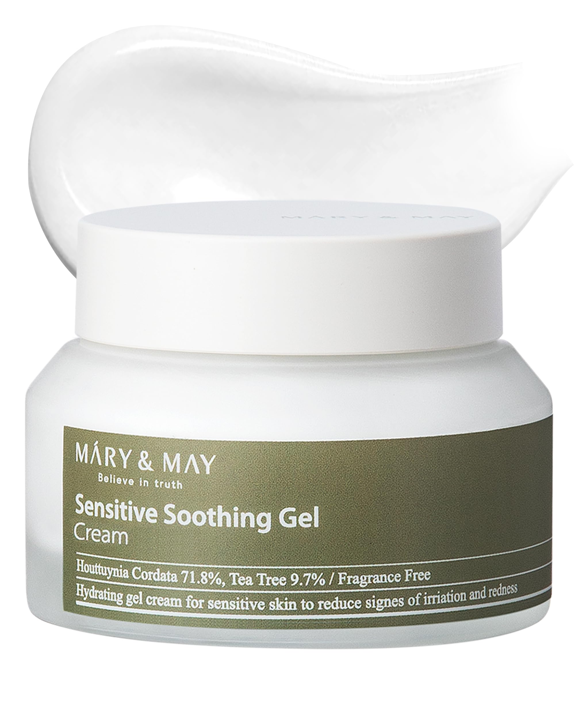 Mary&amp;May Heartleaf Tea Tree Cooling Gel Cream, 2.46 oz - Mary&amp;May