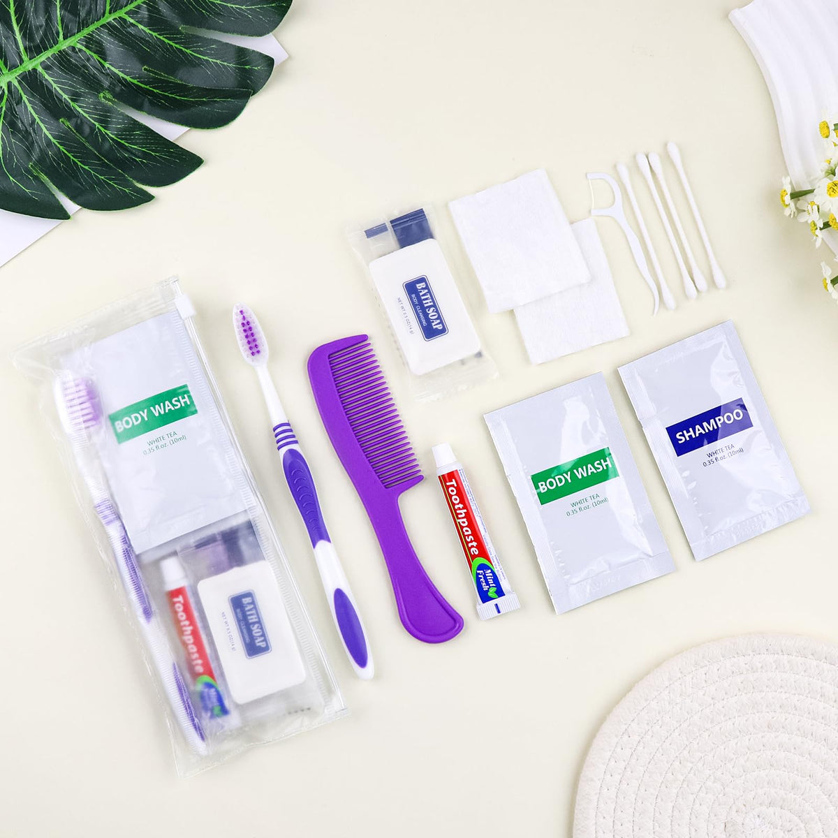 Pack of 10 Hygiene Kit Toiletry Kit Bulk Individually Packed - SLequipo Official Imagery - 7