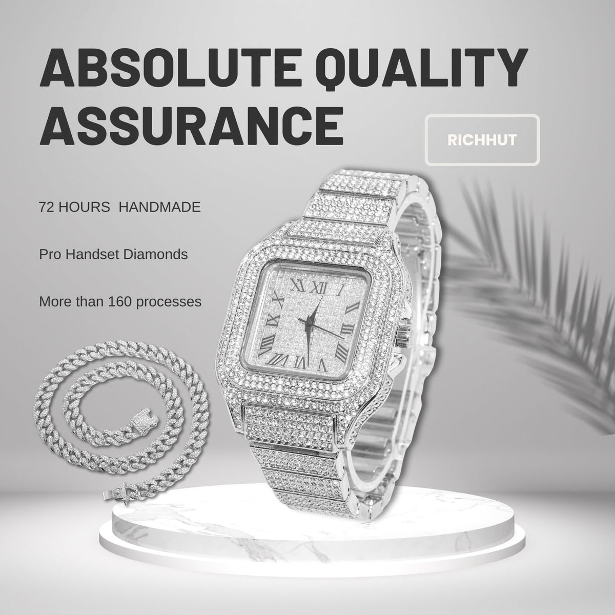 Luxury Diamond Watch for Kids Teen - richhut Official Imagery - 7