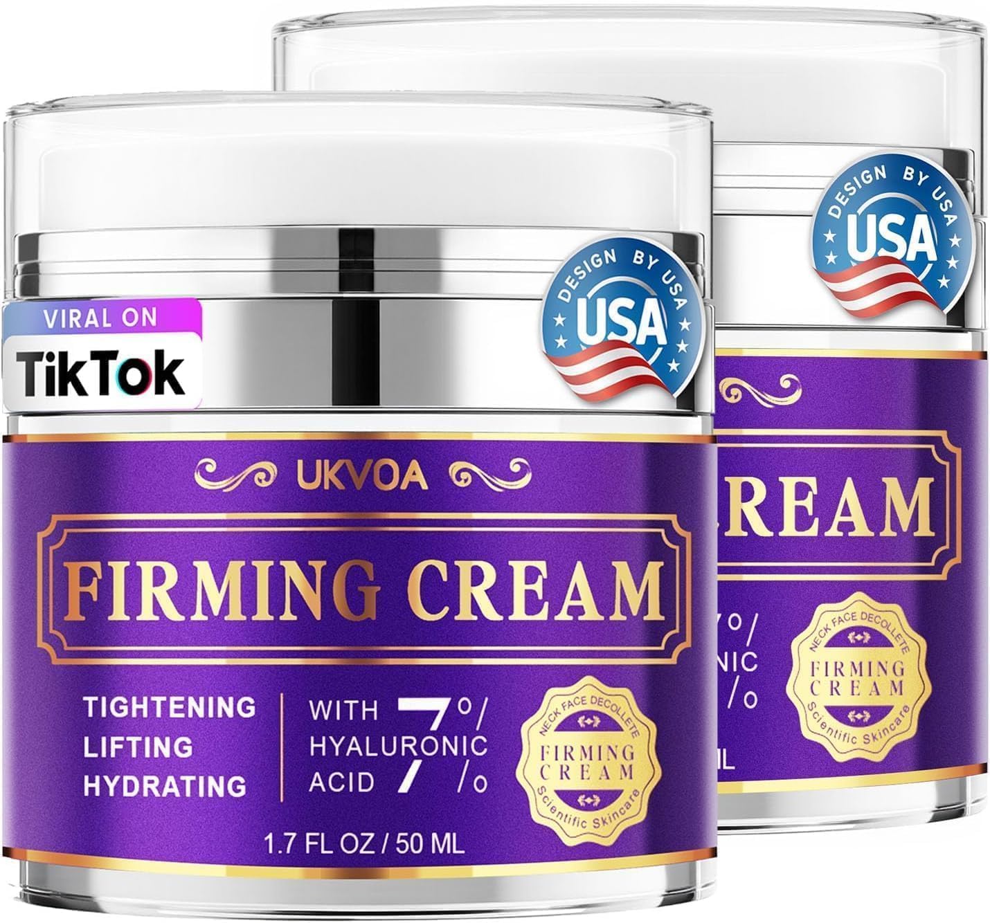 Retinol Neck Face Wrinkle Cream for Women Neck Cream for - UKVOA Official Imagery - 2