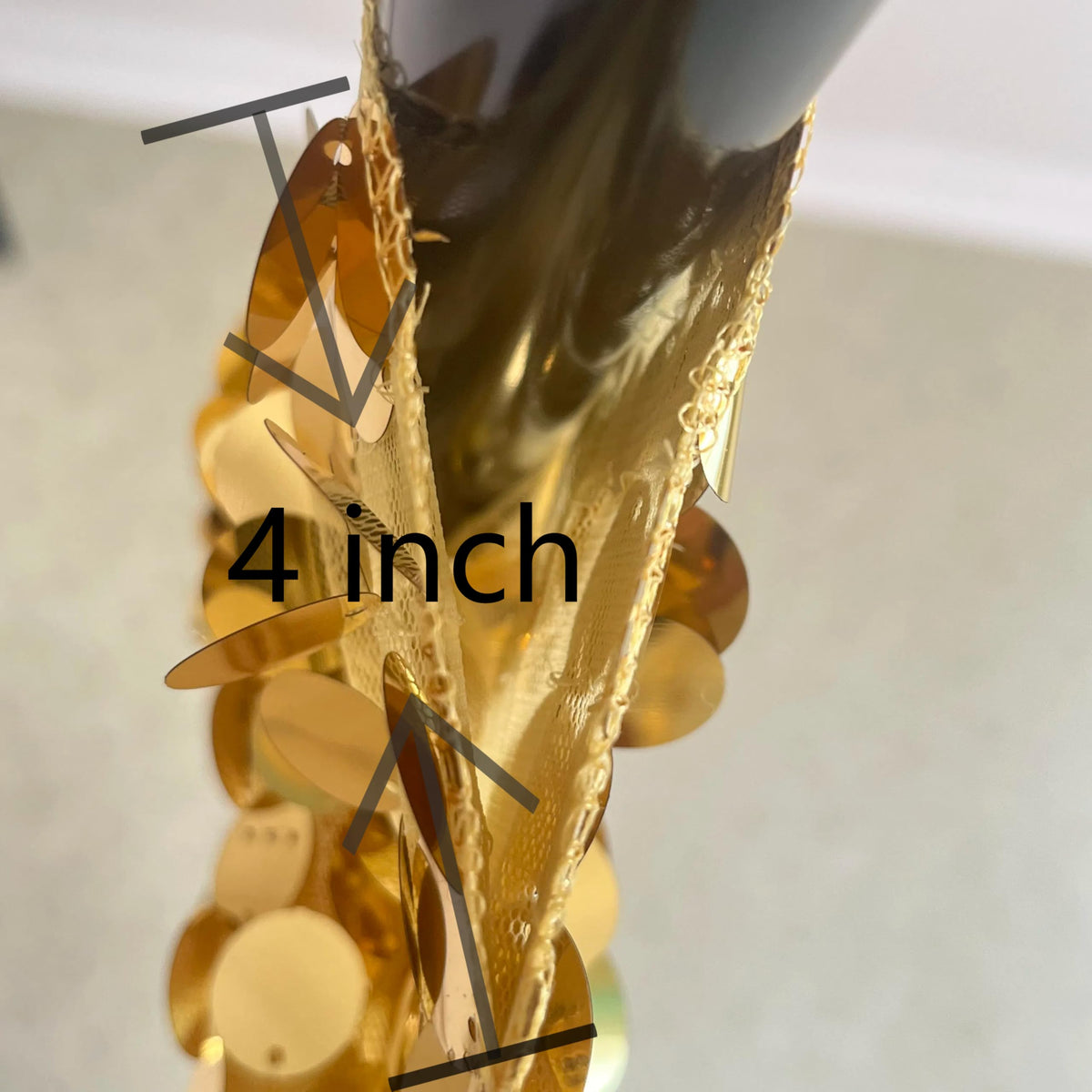 Large Payatte 18MM Sequin Backdrop Curtains Light Gold - TCBESTO Official Imagery - 7