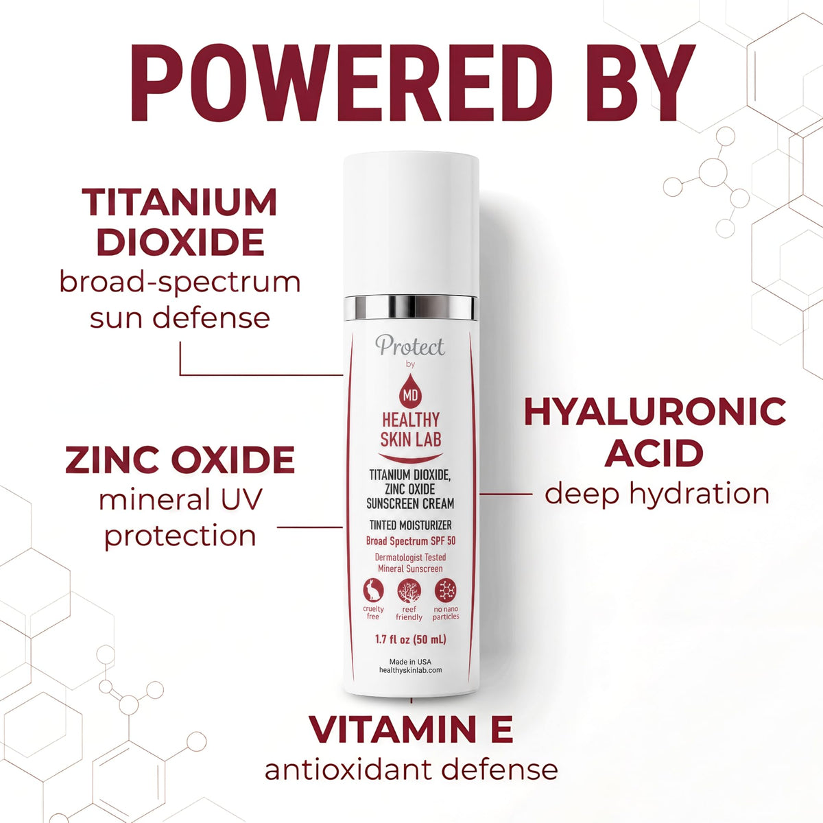 Healthy Skin Lab Protect Tinted Moisturizer SPF 50 Sheer - Healthy Skin Lab Official Imagery - 3
