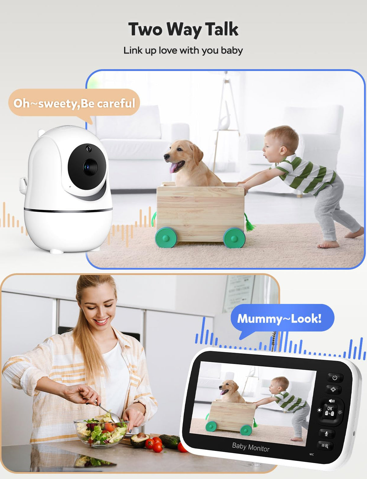 GoodBaby 5 Baby Monitor with Camera and Audio No WiFi - GoodBaby Official Imagery - 5