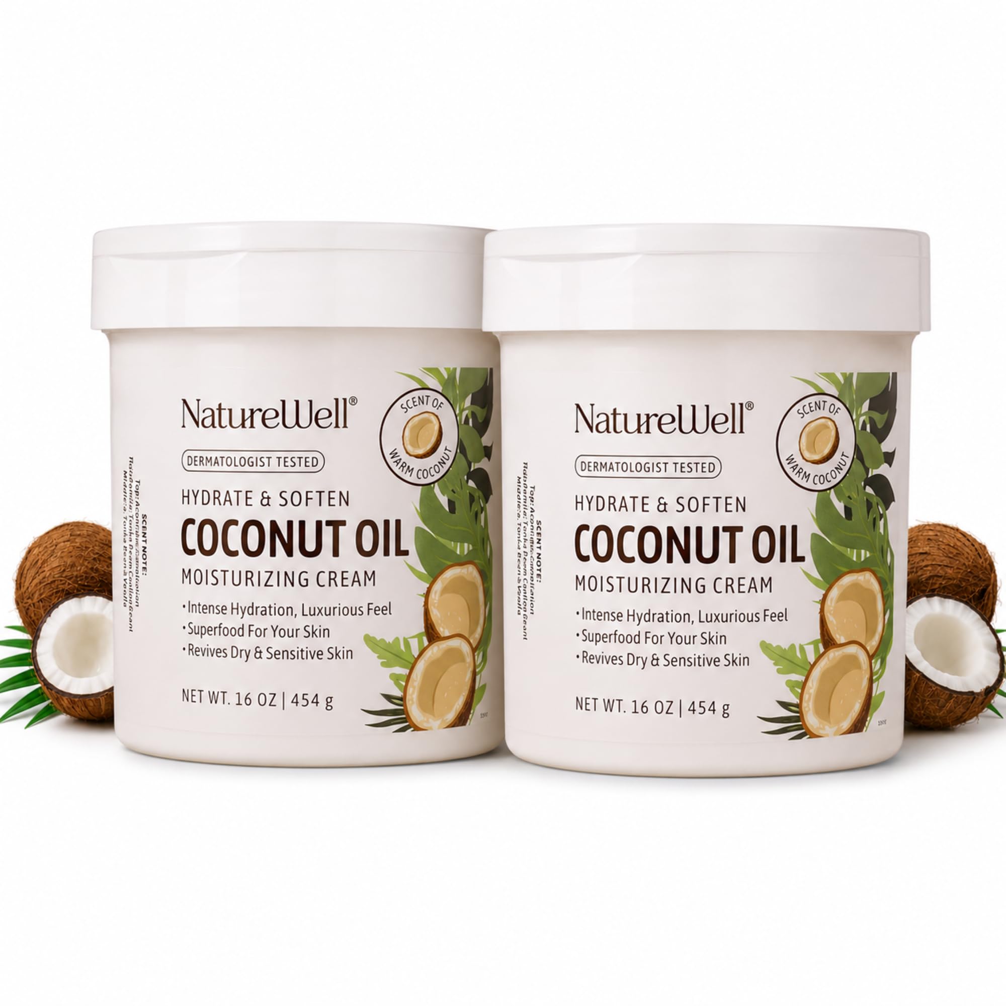 NATURE WELL Coconut Oil Moisturizing Cream for Dry Skin – Deep - Product Imagery