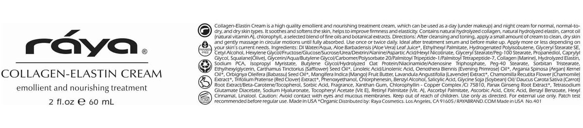 Raya Collagen Elastin Cream 401 Face Cream for Dry Skin with - Raya Official Imagery - 8