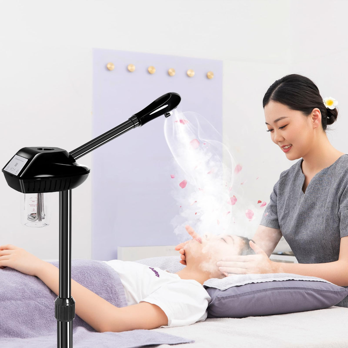 Retain Time Adjustable Height Facial Steame for Home Beauty - Retain Time Official Imagery - 7