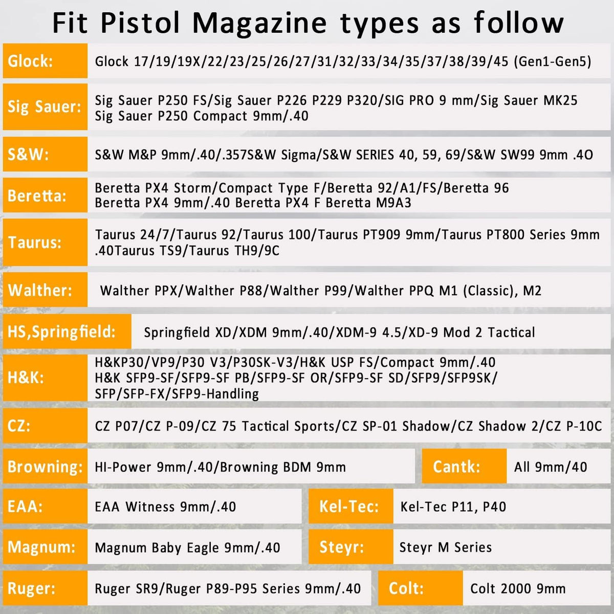 Universal Double Magazine Holster Compatible With Popular - FASTSPOK Official Imagery - 4