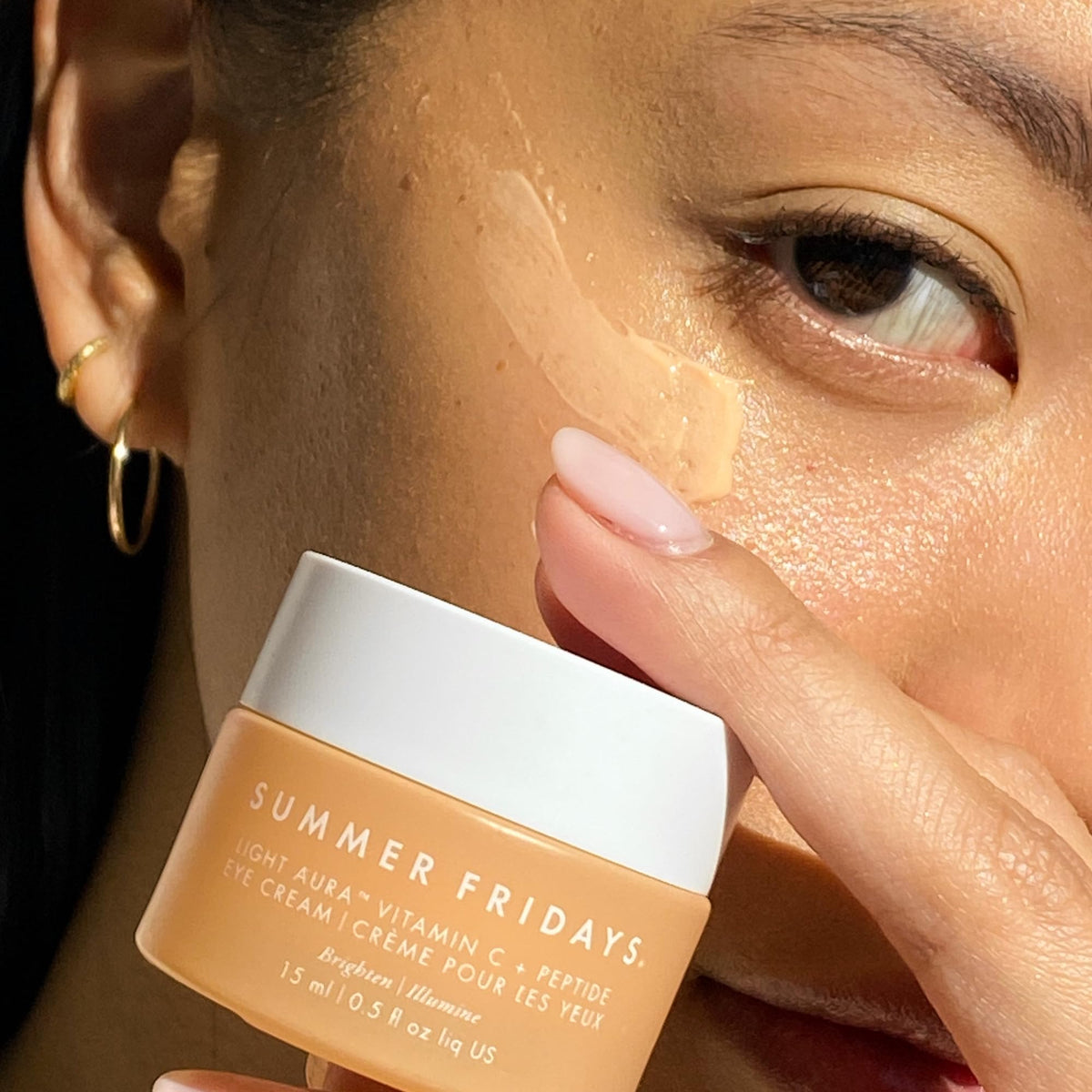 Summer Fridays Light Aura Vitamin C Peptide Eye Cream - Summer Fridays Official Imagery - 6