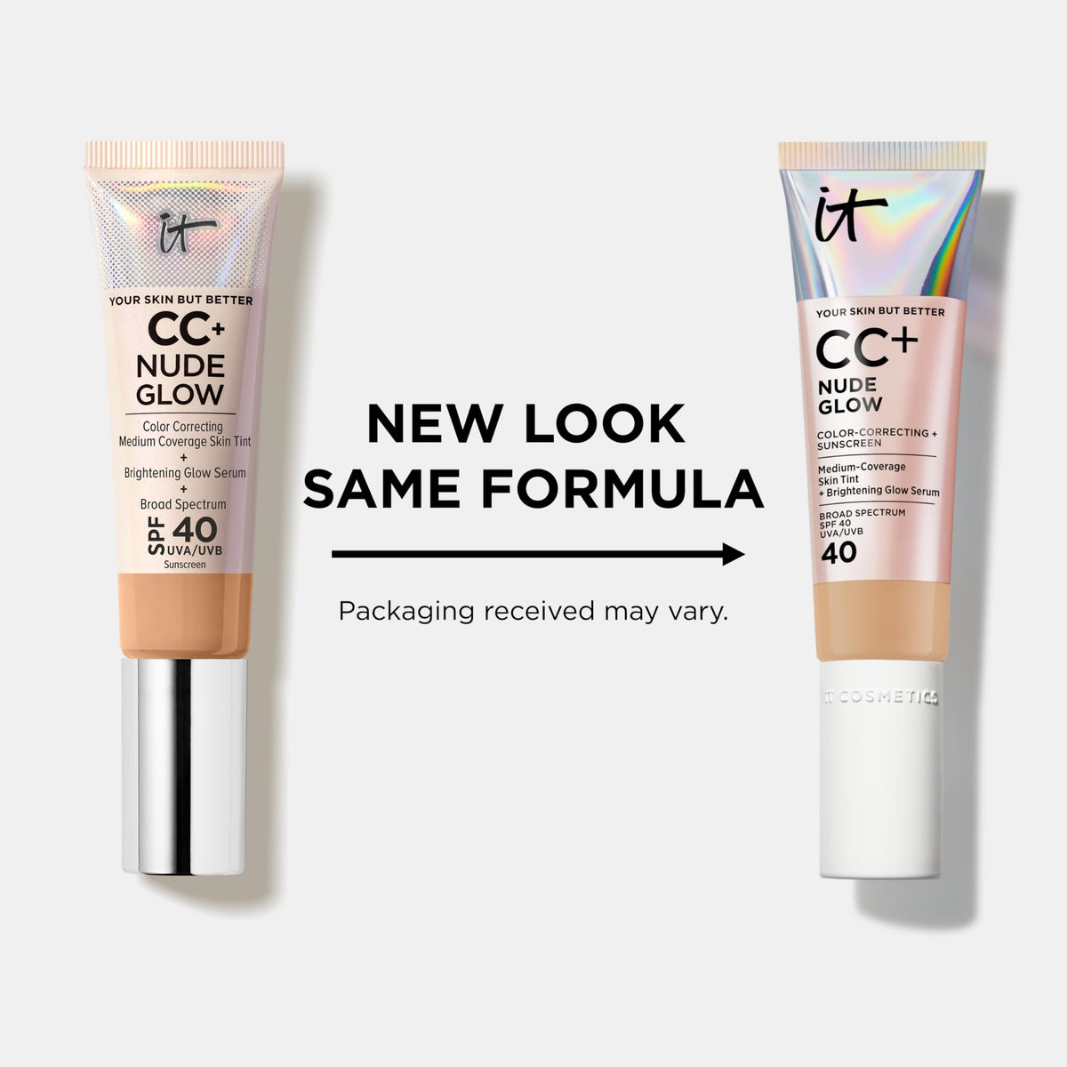IT Cosmetics CC Cream Nude Glow Foundation with SPF 40 - Premium Selection Official Imagery - 7
