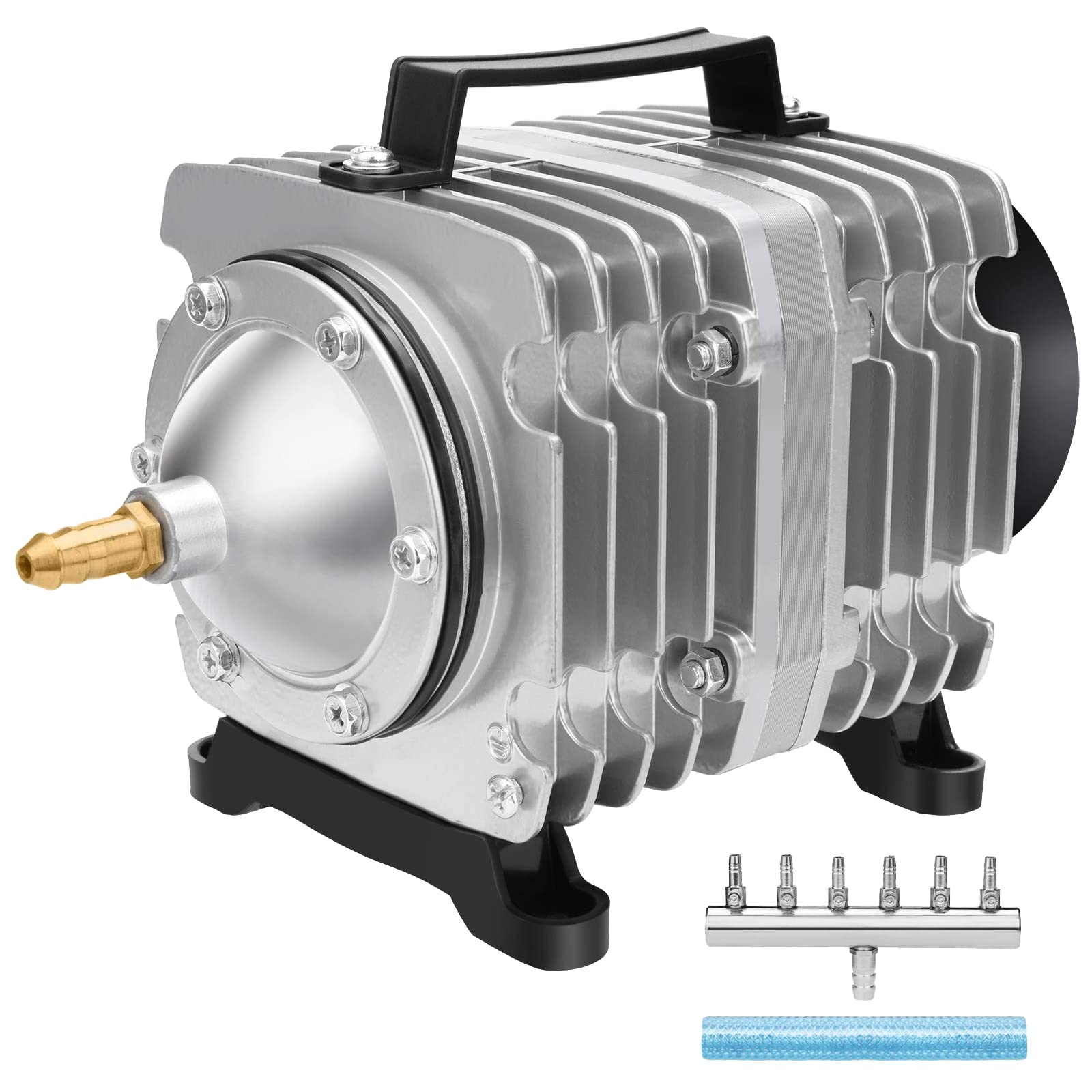 AquaMiracle Aquarium Air Pump Commercial Air Pump with Aluminum H - AquaMiracle Official Product View 1