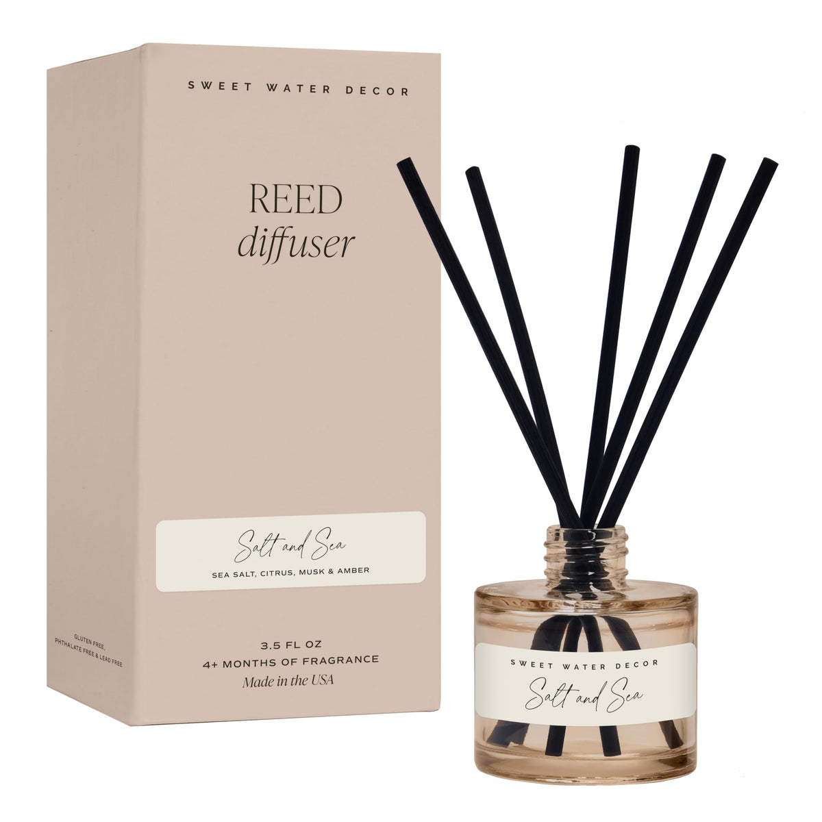 Sweet Water Decor Salt and Sea Reed Diffuser - Sweet Water Decor Official Imagery - 2