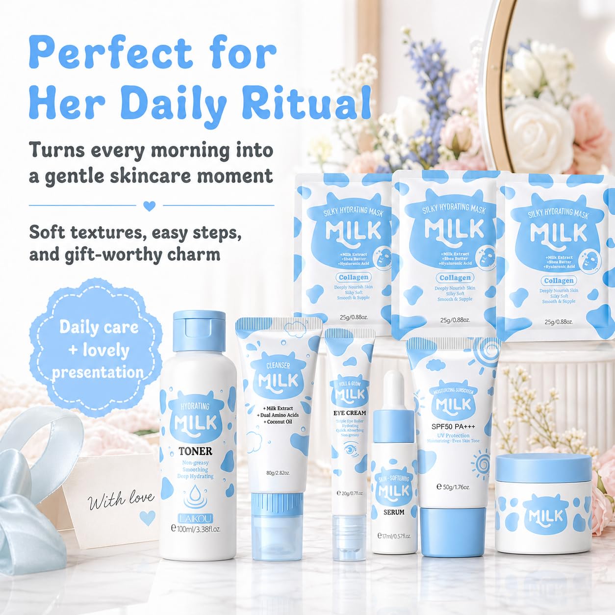 Milk Skincare Set For Women &amp; Girls, Hydrating Milk Skin - MrCuvaryas