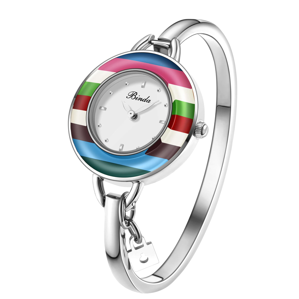 Bangle Watches For Women Stainless Steel Cuff Bracelet - LAVINORIA Official Imagery - 8