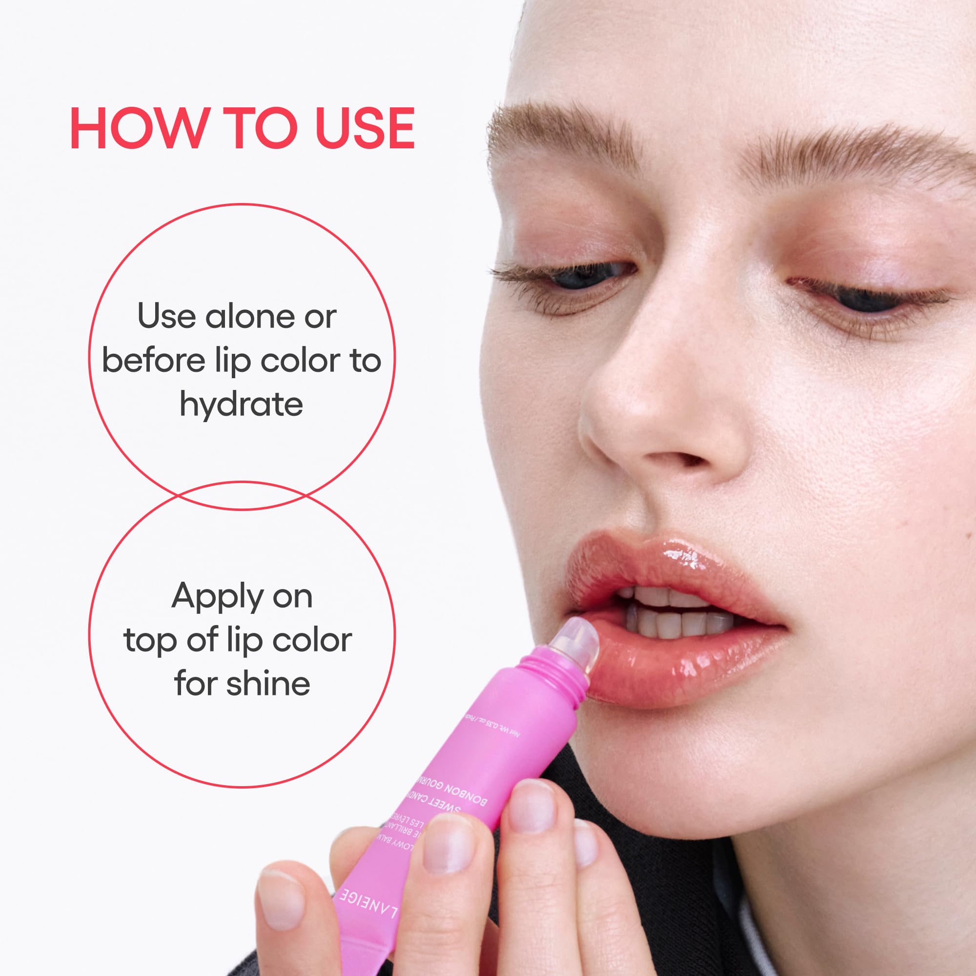 Elefair Tech LANEIGE Lip Glowy Balm - Sheer Tinted Lip Moisturizer with Shea - Elefair Tech Official Product View 8