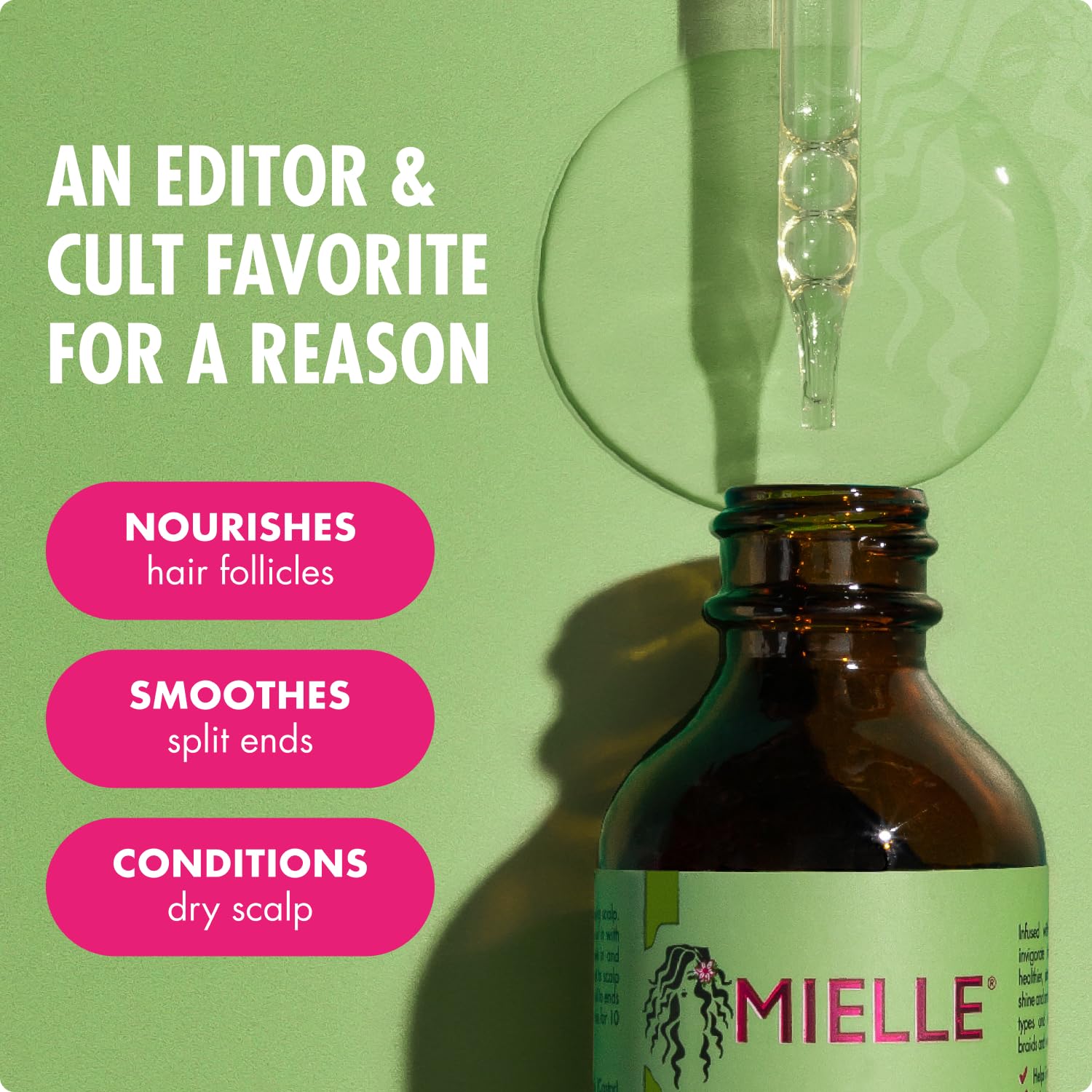 Mielle Organics Rosemary Mint Hair Oil with Biotin - Mielle Organics Official Product View 4