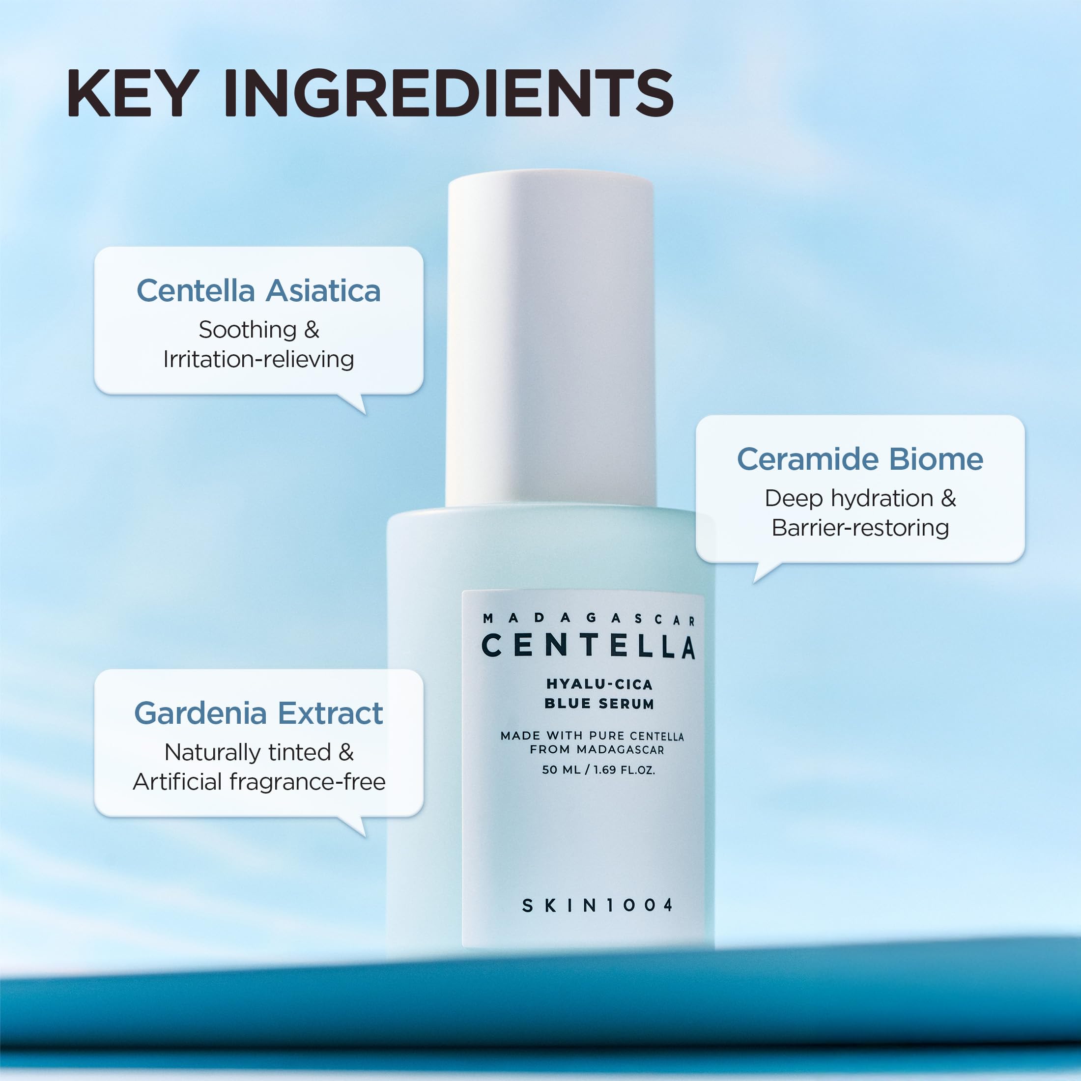 SKIN1004 Hyalu - Cica Blue Serum 1.69fl.oz & Hydrating - SKIN1004 Official Product View 4