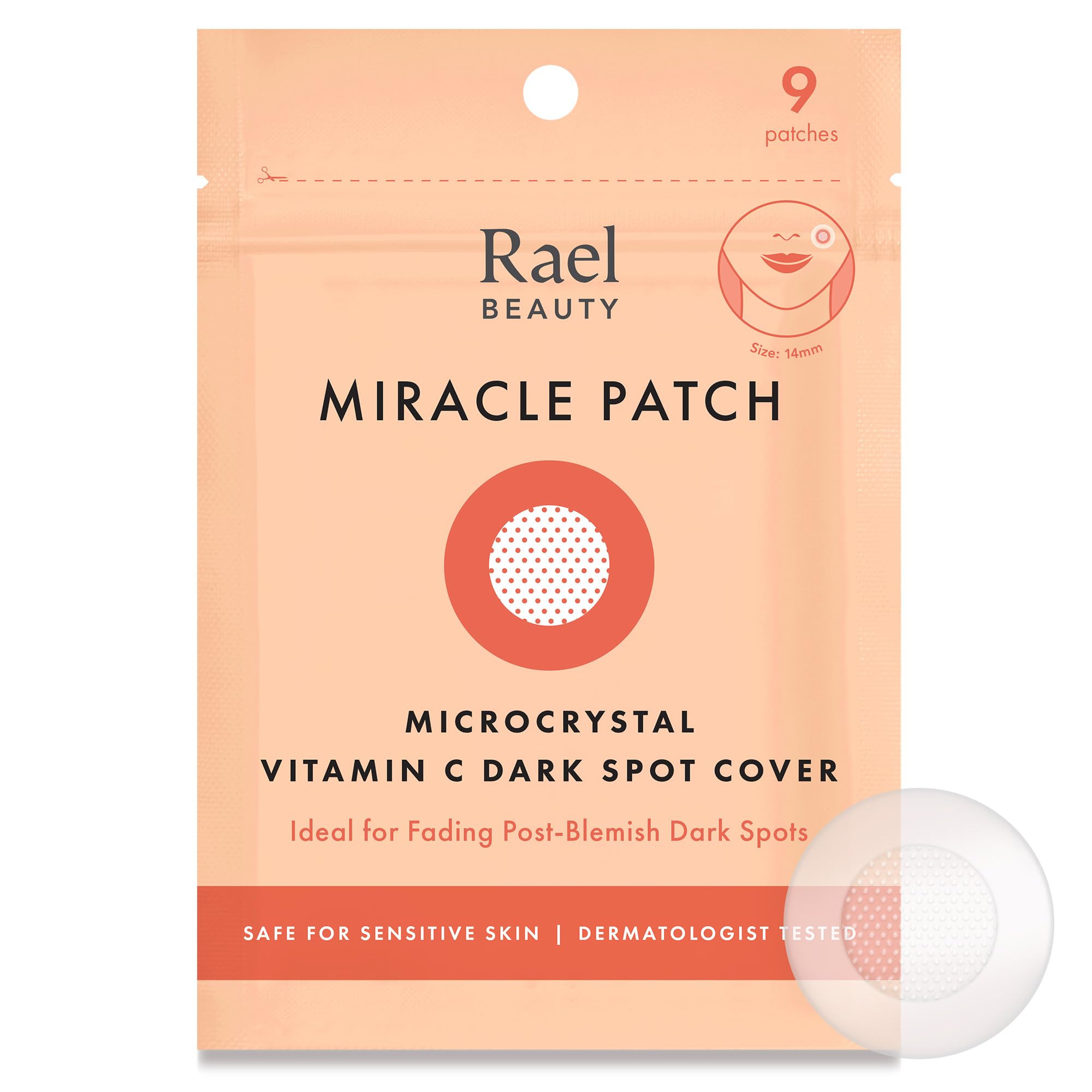 Rael Miracle Spot Control Cover Hydrocolloid Strips Pimple - Rael