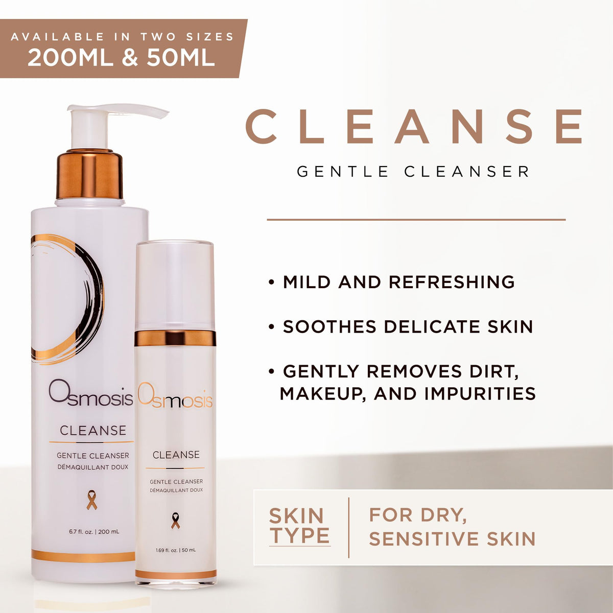 OSMOSIS Cleanse Gentle Face Wash Dry Sensitive Skin Gel 6 7 - OSMOSIS Official Imagery - 3