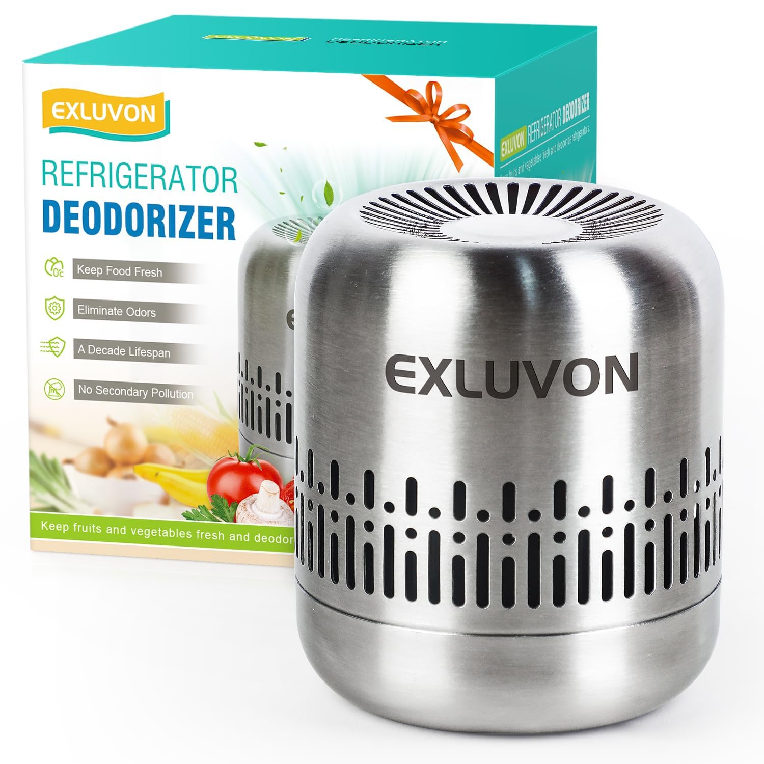 Refrigerator Deodorizer, Up to 10 years, Freezer Odor Eliminator - Product Imagery