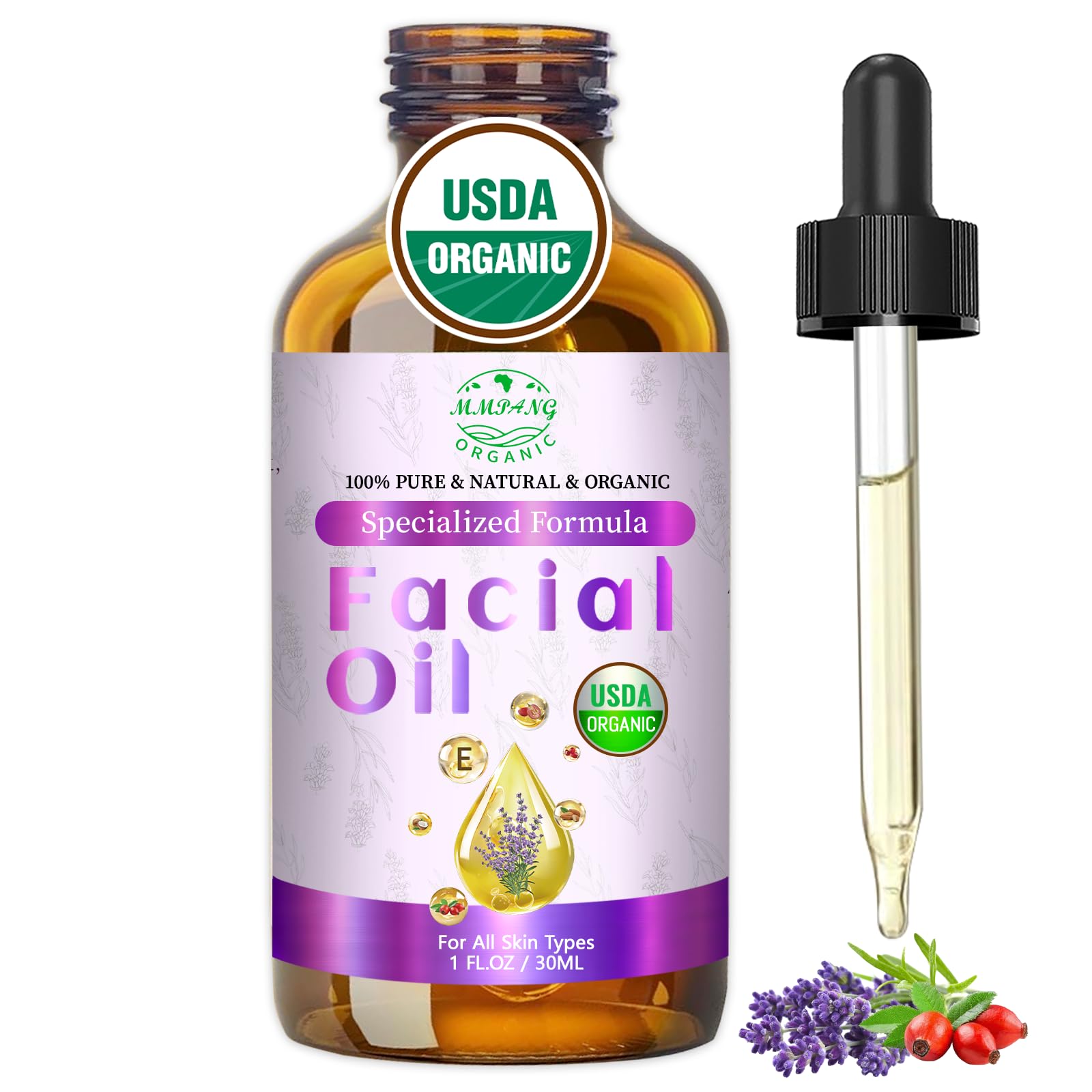 MMPANG Facial Oil, Organic Rosehip & Vitamin E Face Oil & Massage - MMPANG Official Product View 10