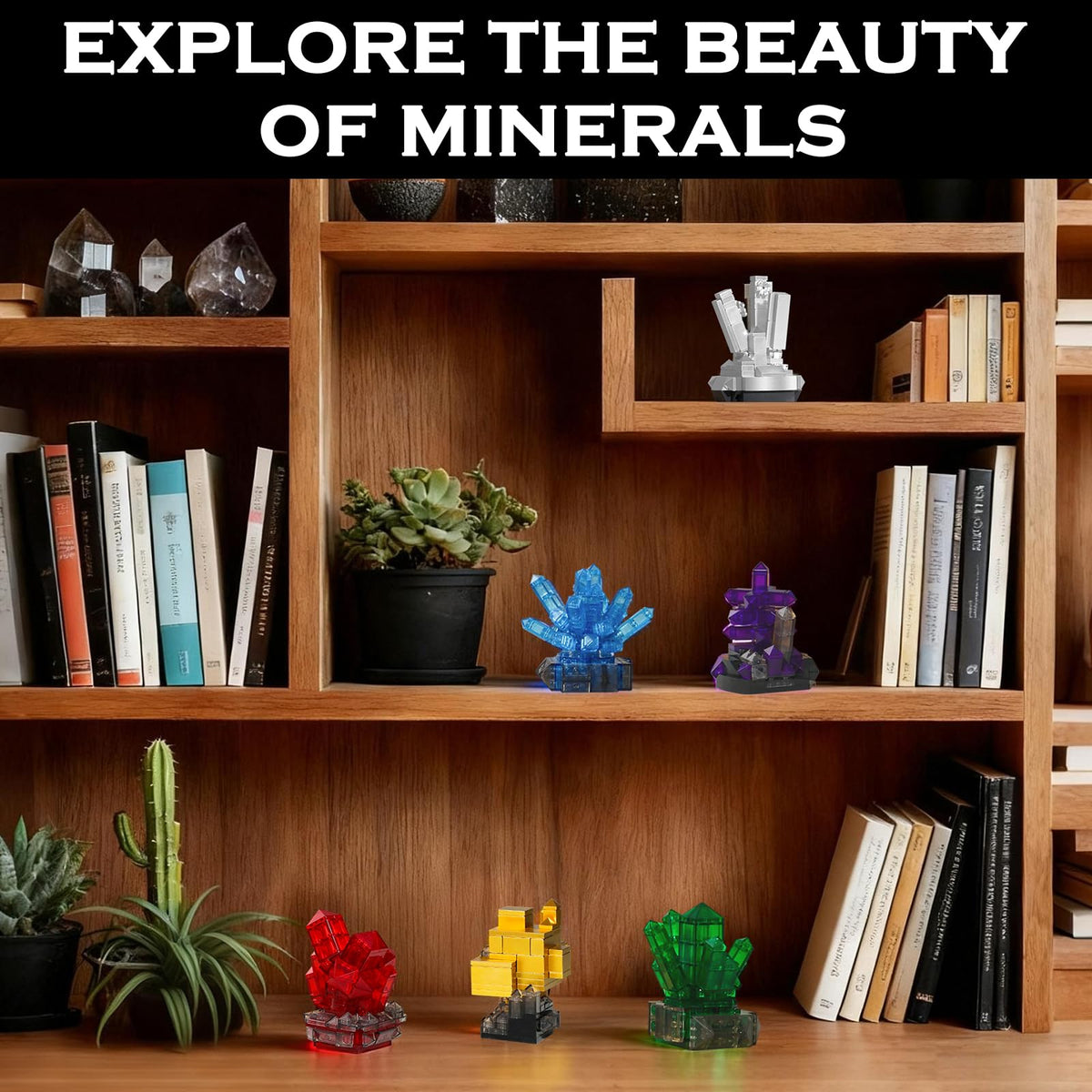 Mineral Building Set for Adults 564PCS Geology Crystal - HAYXUN Official Imagery - 5