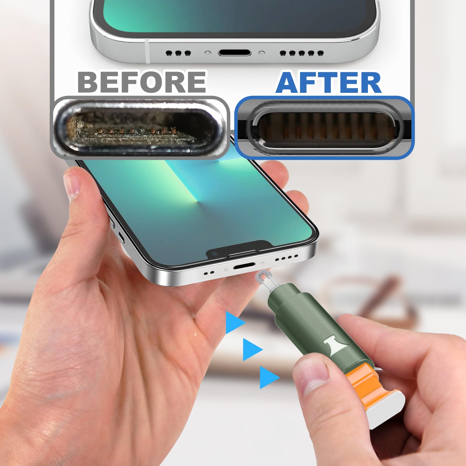 Ordilend iPhone Cleaning Kit for Charging Port Cleaner AirPod Pho by Ordilend - Angle View 4