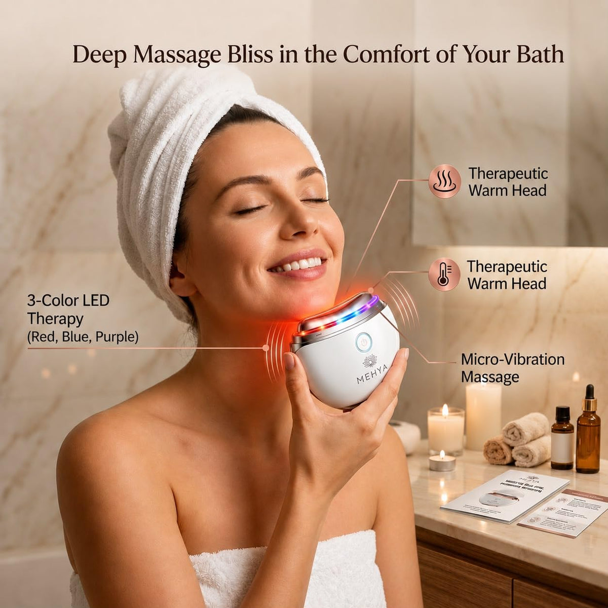 MEHYA Advanced Facial Massager Professional Electric Gua Sha - Premium Selection Official Imagery - 4