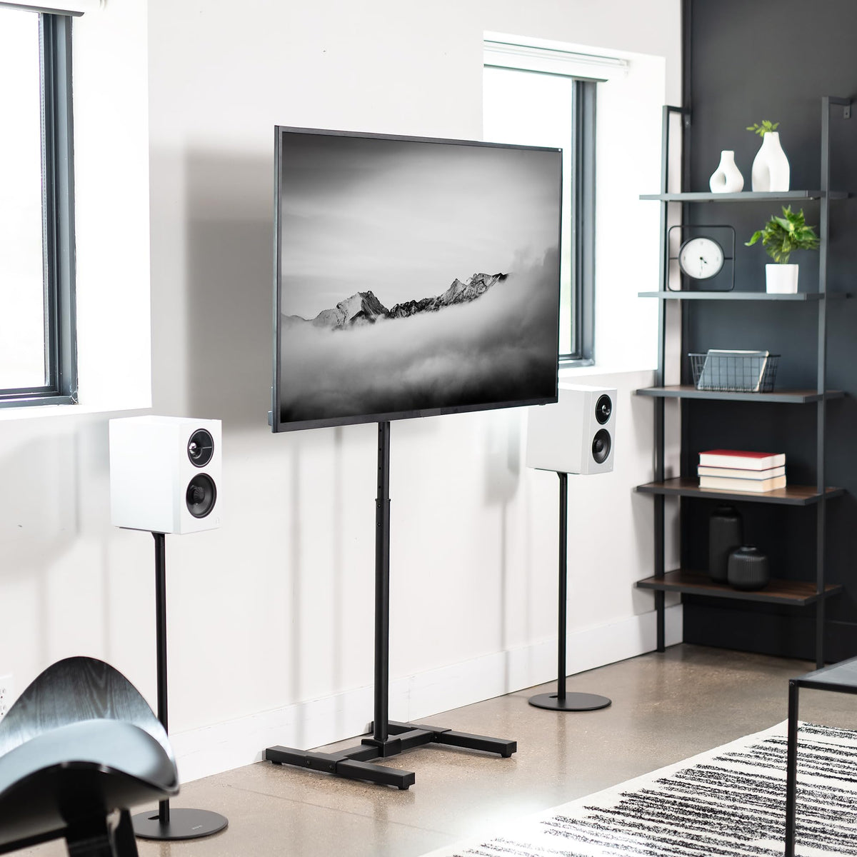 VIVO TV Floor Stand for 13 to 50 inch Flat Panel LED LCD - VIVO Official Imagery - 8