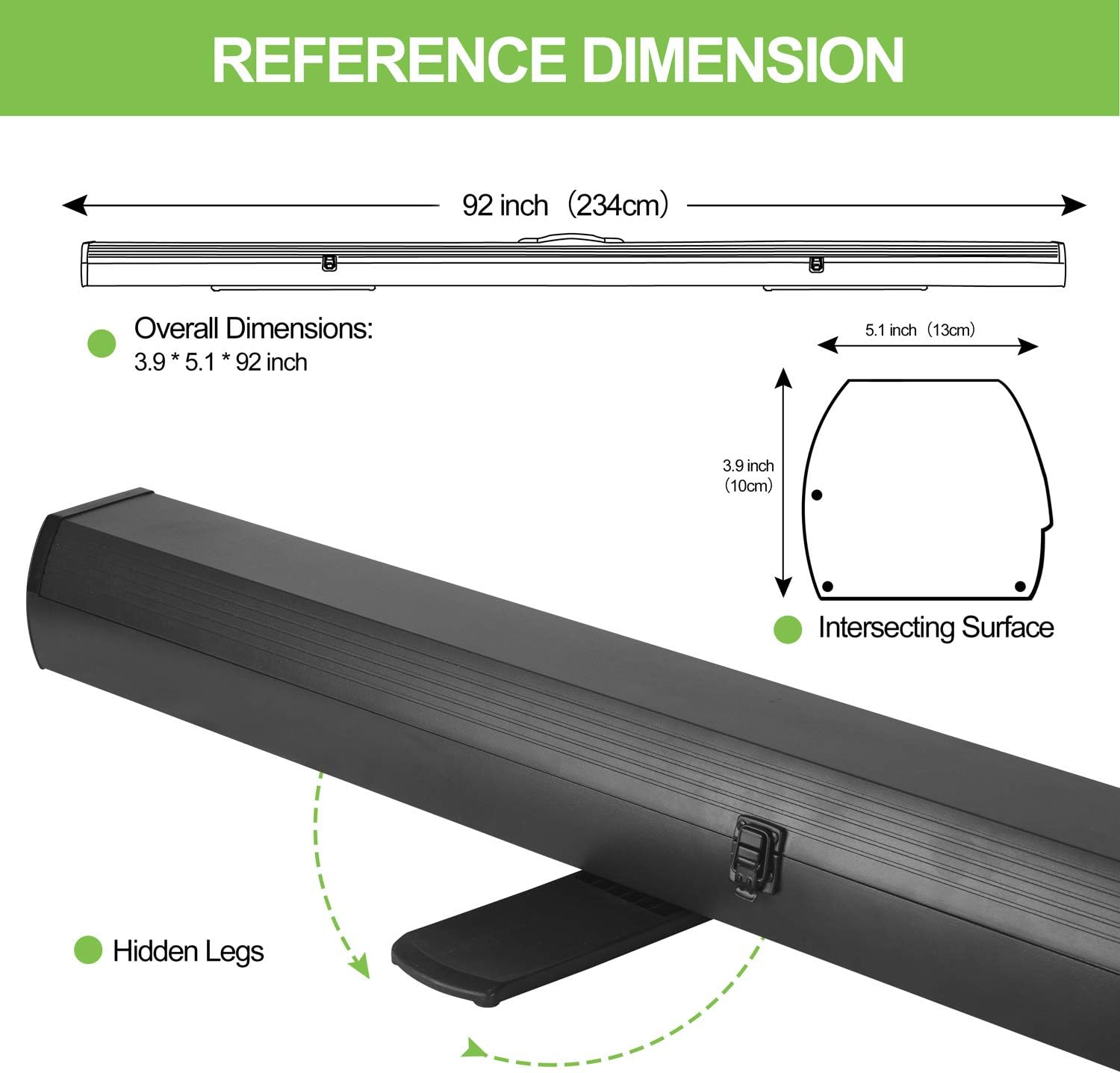 EMART 77x92-inch collapsible green screen chromakey panel for photo backdrops, ideal for video and photography backgrounds