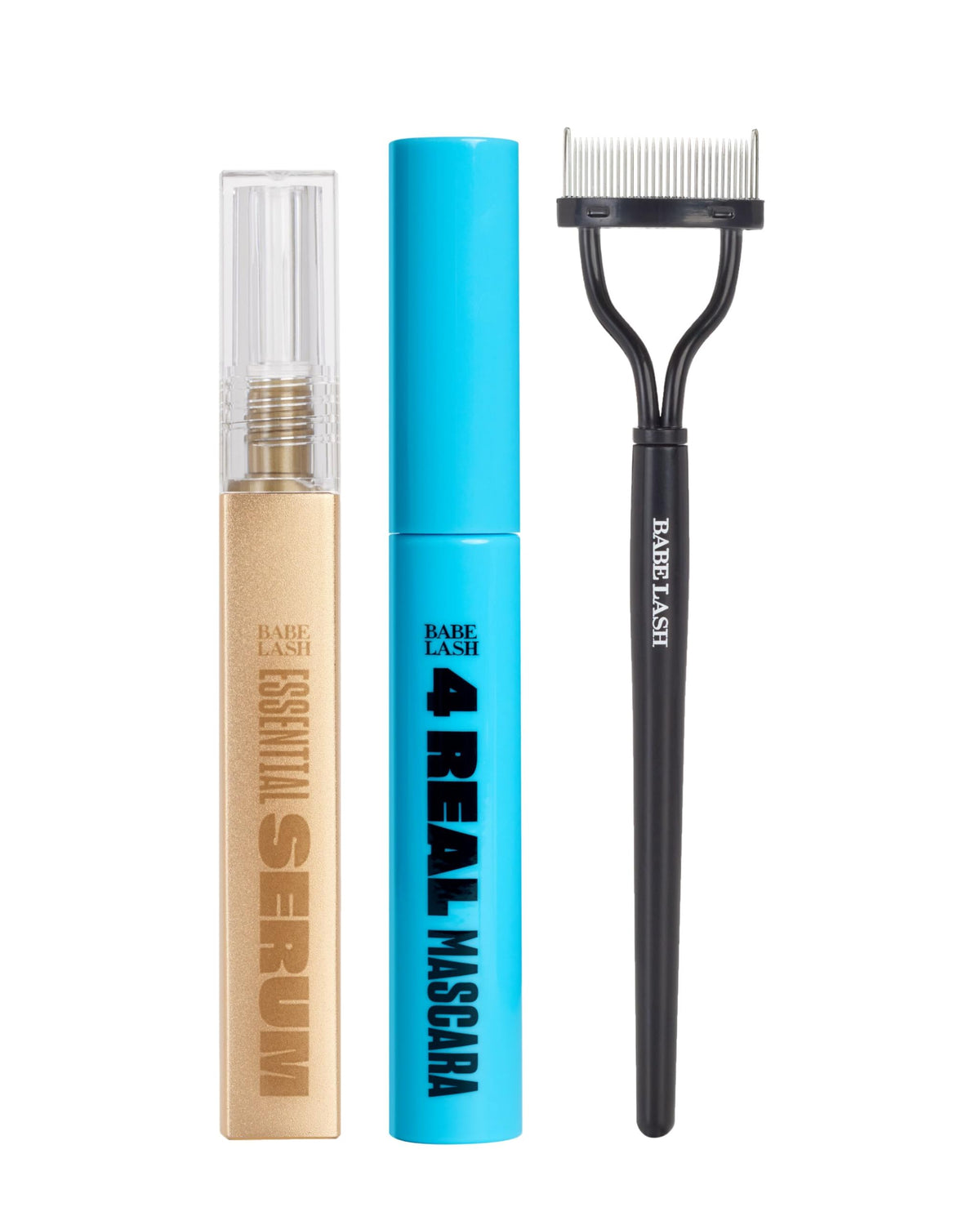 Babe Original Viral Lashes Set Lash Serum Mascara Separator - Premium Selection Official Imagery - 2