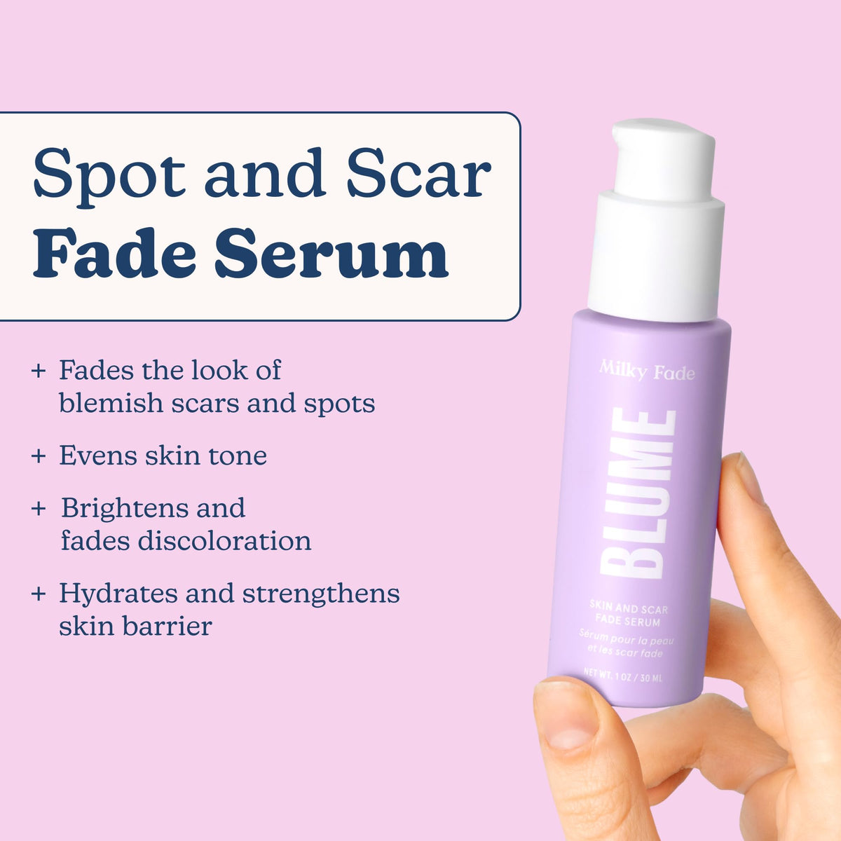 Blume Milky Fade Vitamin C Serum for Face - Blume Official Imagery - 3