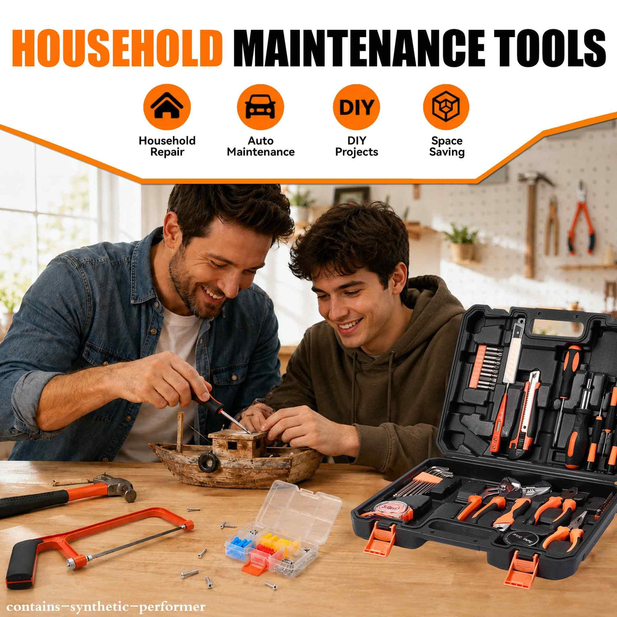 KOOPOOL 160 Piece Home Tool Kit Household Basic Hand Tool - KOOPOOL Official Imagery - 3