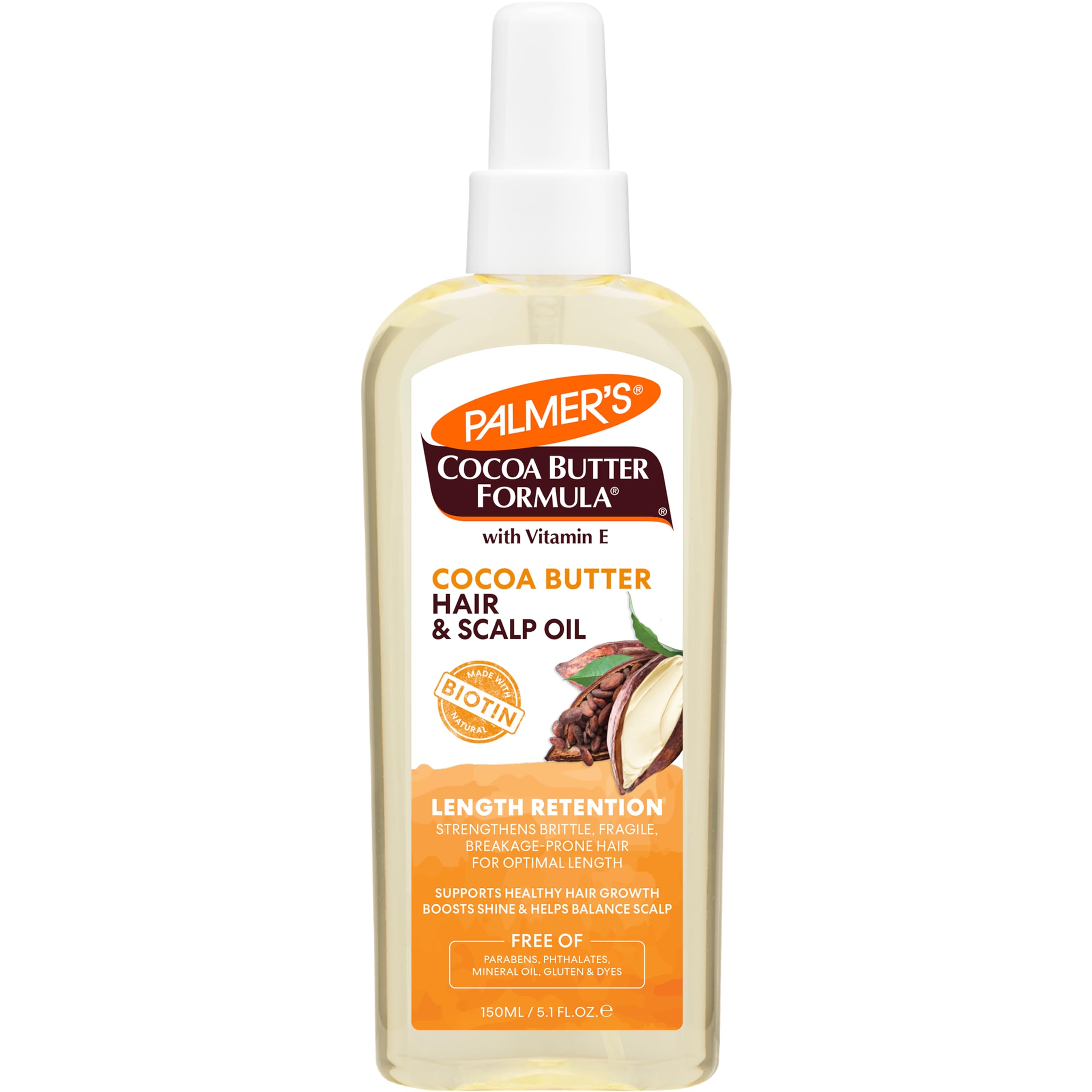 Palmer's Cocoa Butter & Biotin Length Retention Hair and Scalp Oil - Palmer's Official Product View 2