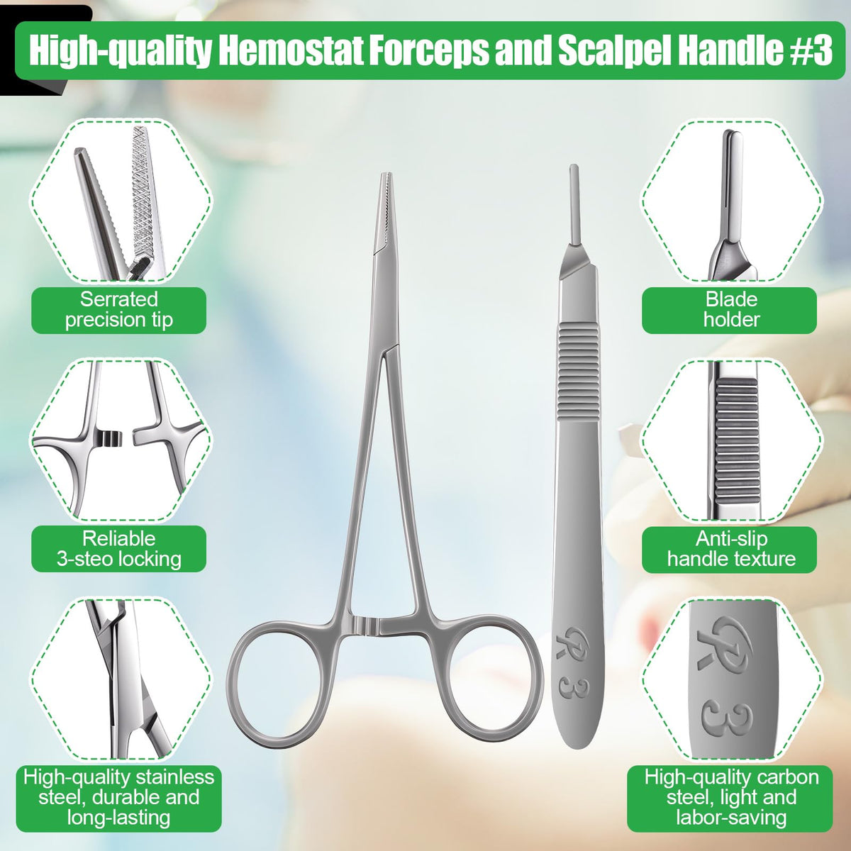 Geiserailie 10R Blades Dermaplaning Kit Complete Dermaplane - Geiserailie Official Imagery - 4