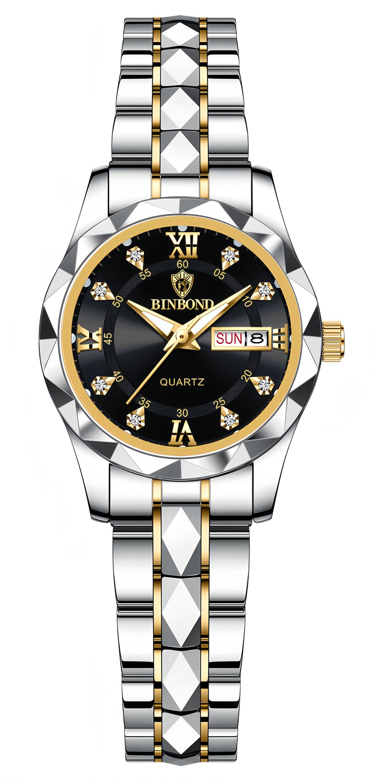 Gosasa Luxury Men s and Women s Business Diamond Stainless - Gosasa Official Imagery - 2