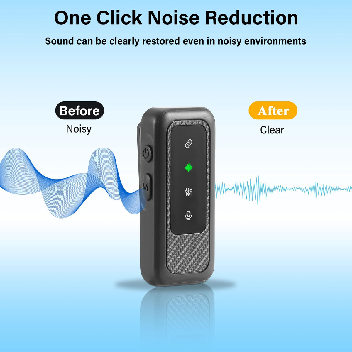 Wireless Lavalier Microphone for iPhone Camera Android M8pro - PAKESI Official Imagery - 7