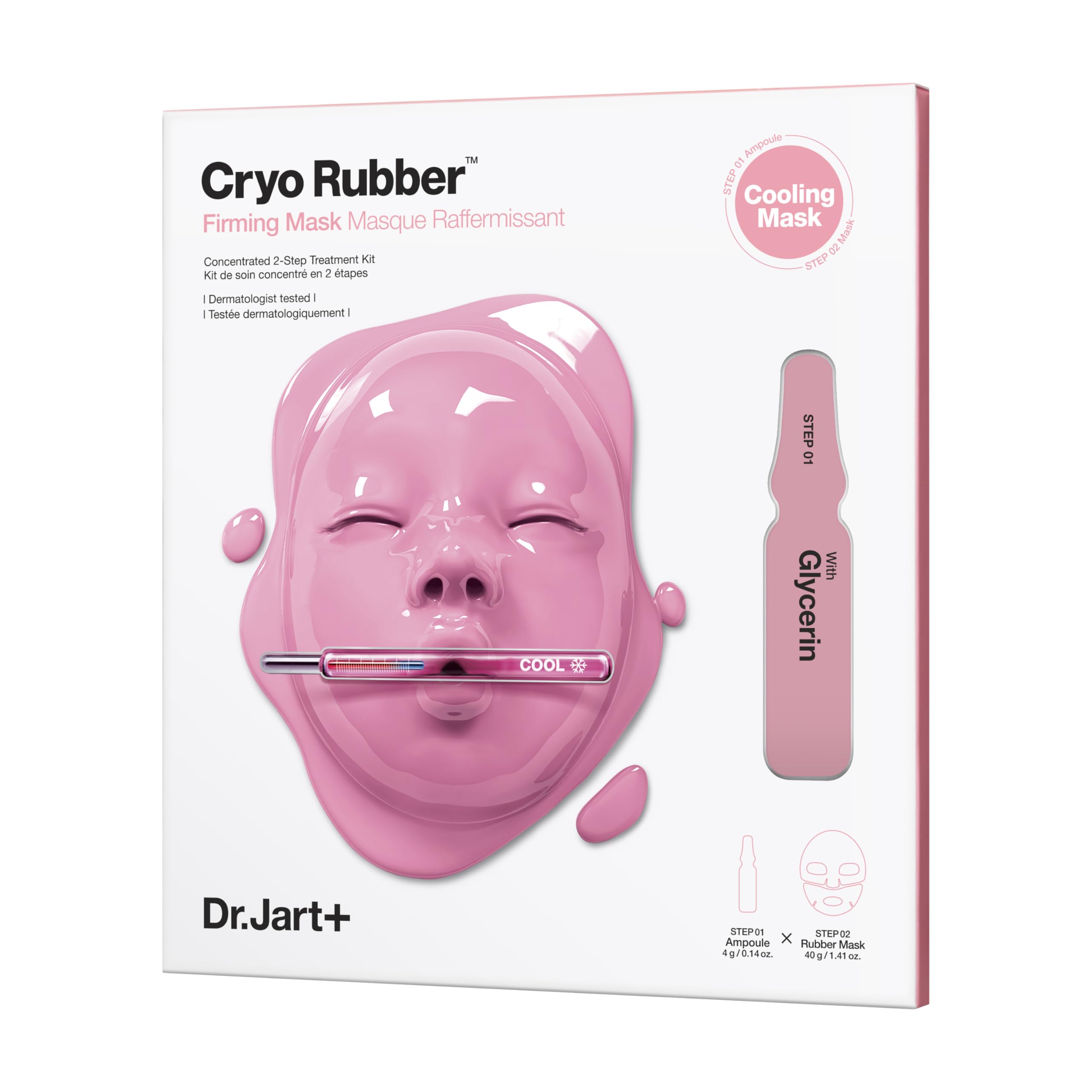 Dr.Jart+ Cryo Rubber Cooling Korean Face Mask with Serum Ampoule - Generic