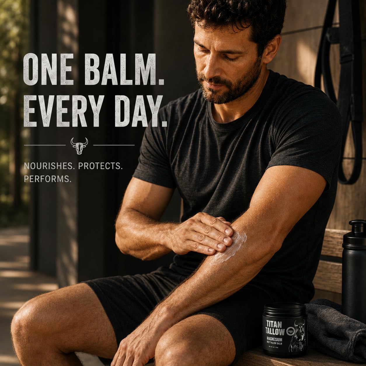 Balm for Face and Body with Magnesium - Grass-Fed, Grass-Finished Beef Tallow Moisturizer with Manuka Honey, Jojoba Oil, Rosehip Oil, Calendula Extract, and Vitamin E - Titan Tallow Official Product View 9