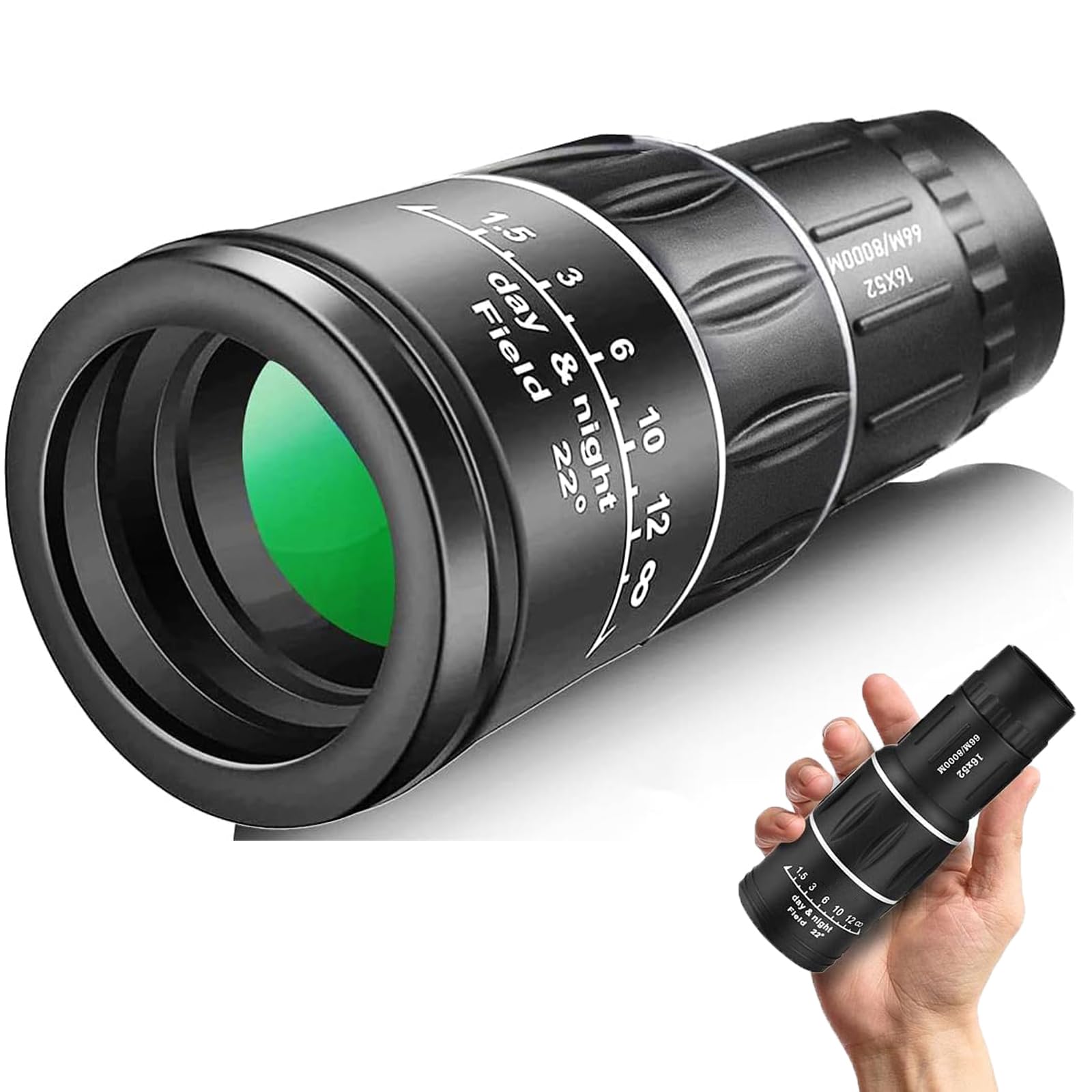 Sihea 16X52 Mini Monocular Telescope High Powered for Adults, Birthday Gifts for - Sihea Official Product View 1