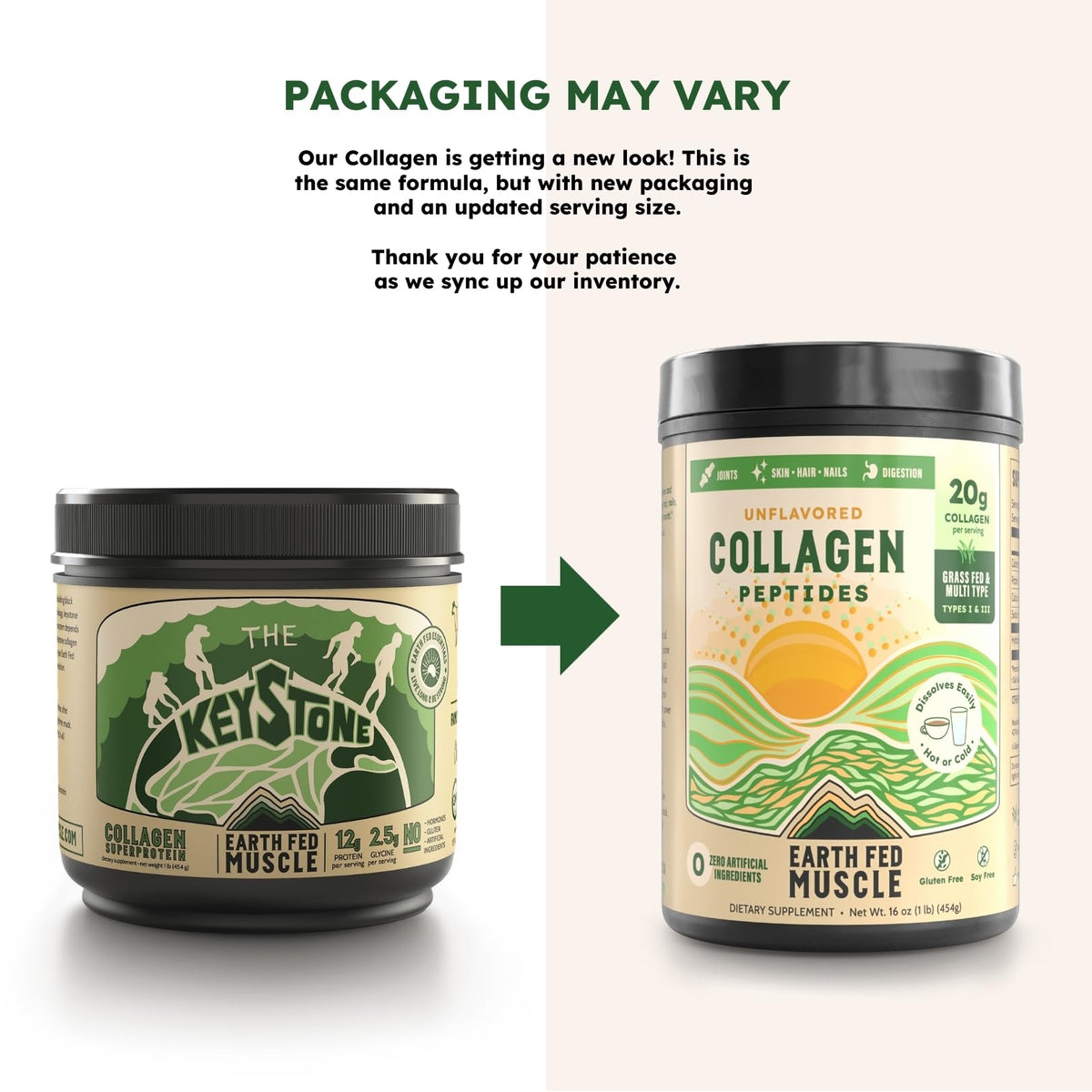 Earth Fed Muscle Collagen Peptides Unflavored 23 Servings - Earth Fed Muscle Official Imagery - 4