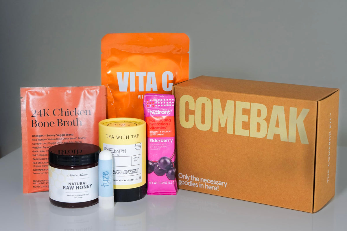 Feel Better Box A Gift Basket for Women and Men A Care - THE COMEBAK KIT Official Imagery - 6